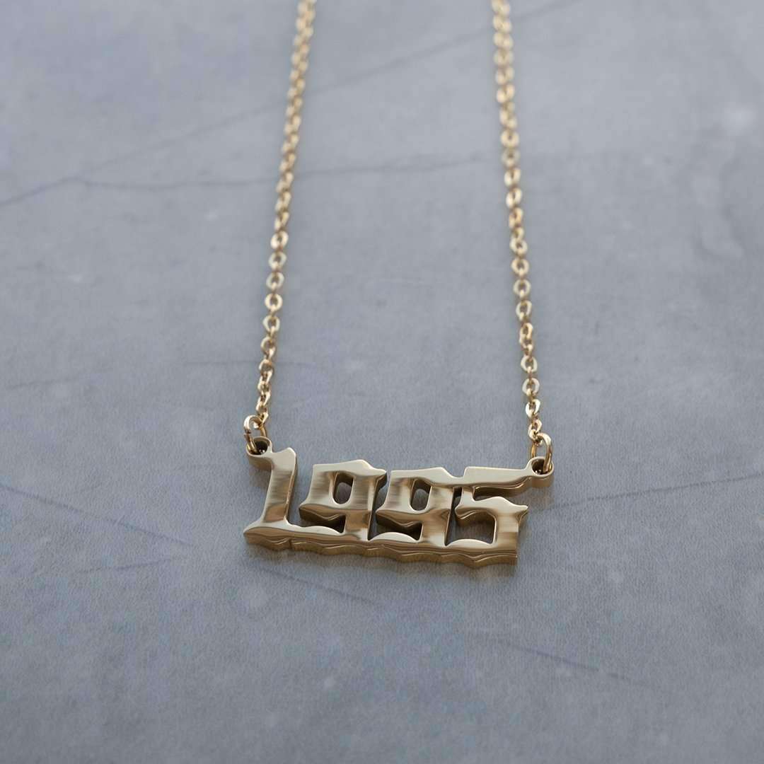 Birth-Year Necklace (Custom) - Image 6