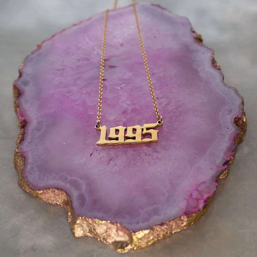 Birth-Year Necklace (Custom) - Image 7