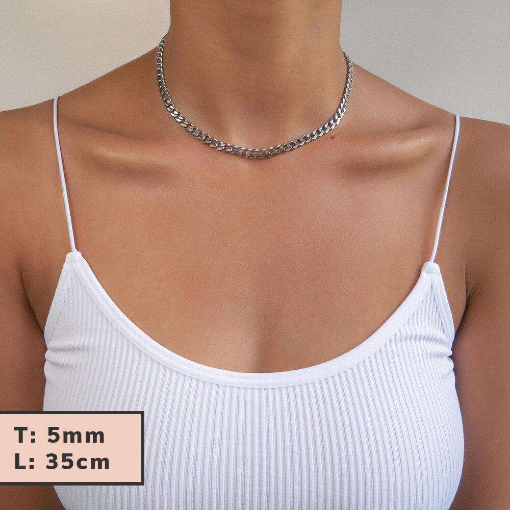 Classic Cuban Chain Silver - Image 10