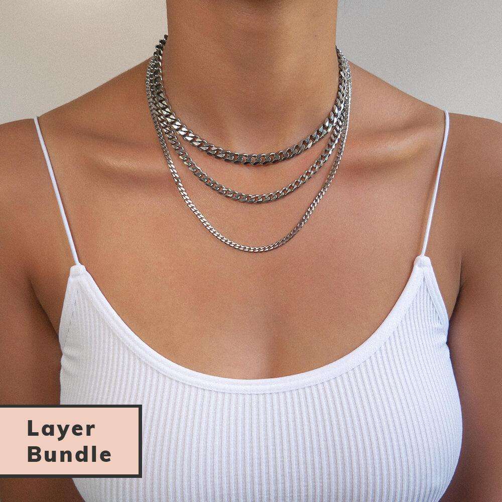 Classic Cuban Chain Silver - Image 13