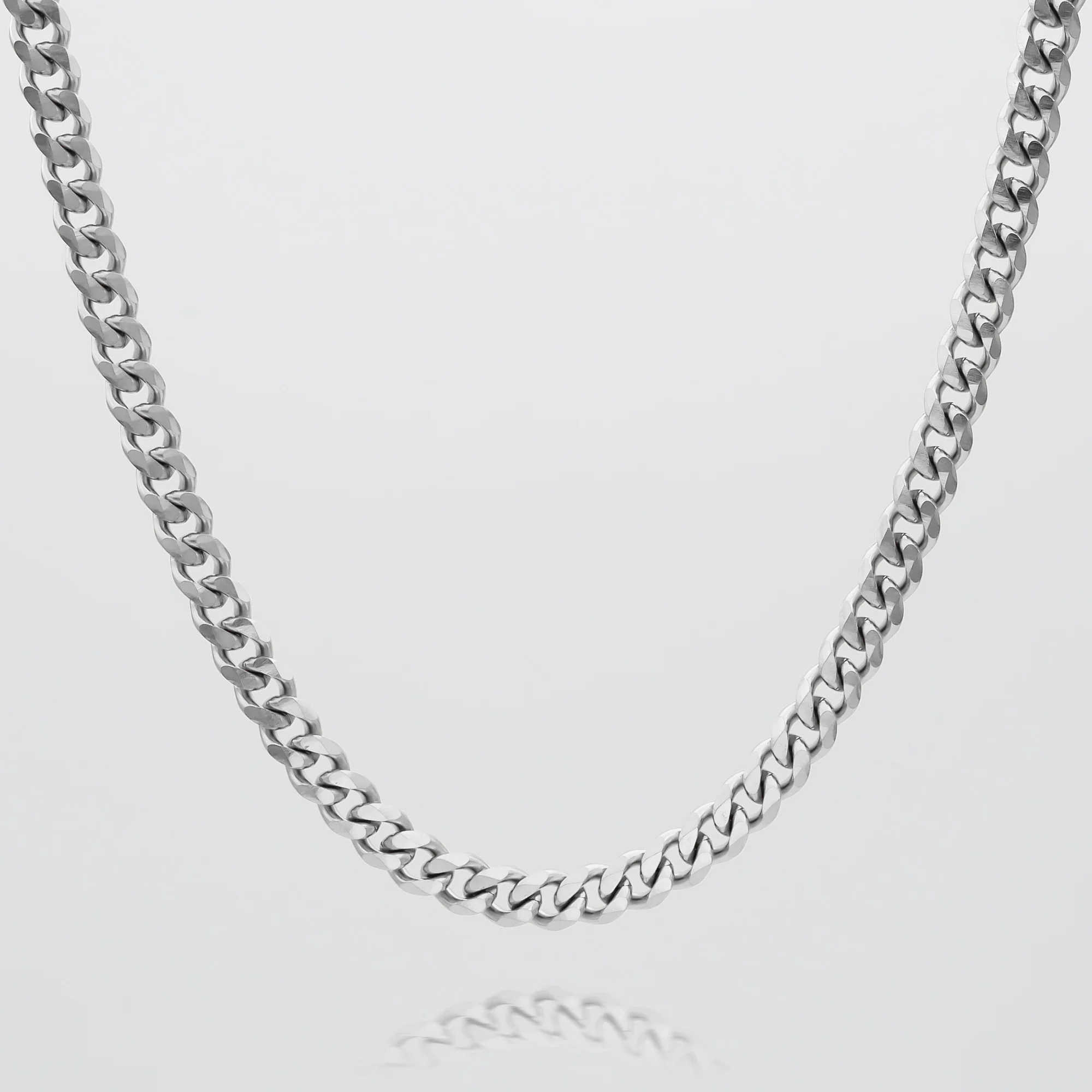 Classic Cuban Chain Silver - Image 5
