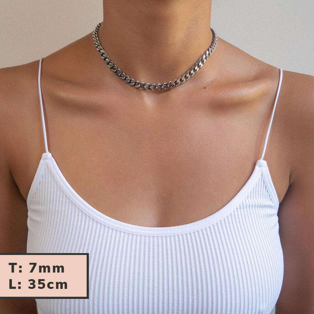 Classic Cuban Chain Silver - Image 8