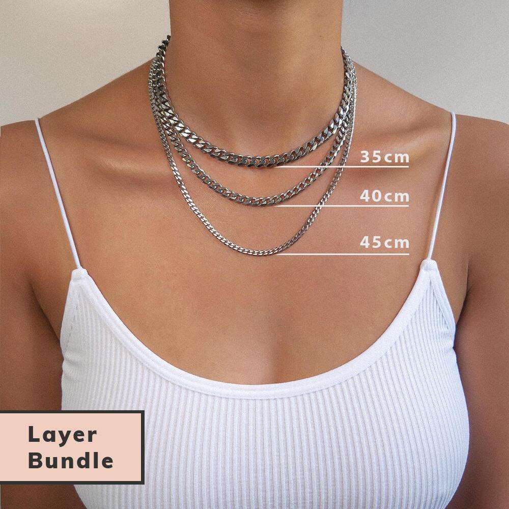 Classic Cuban Chain Silver - Image 9