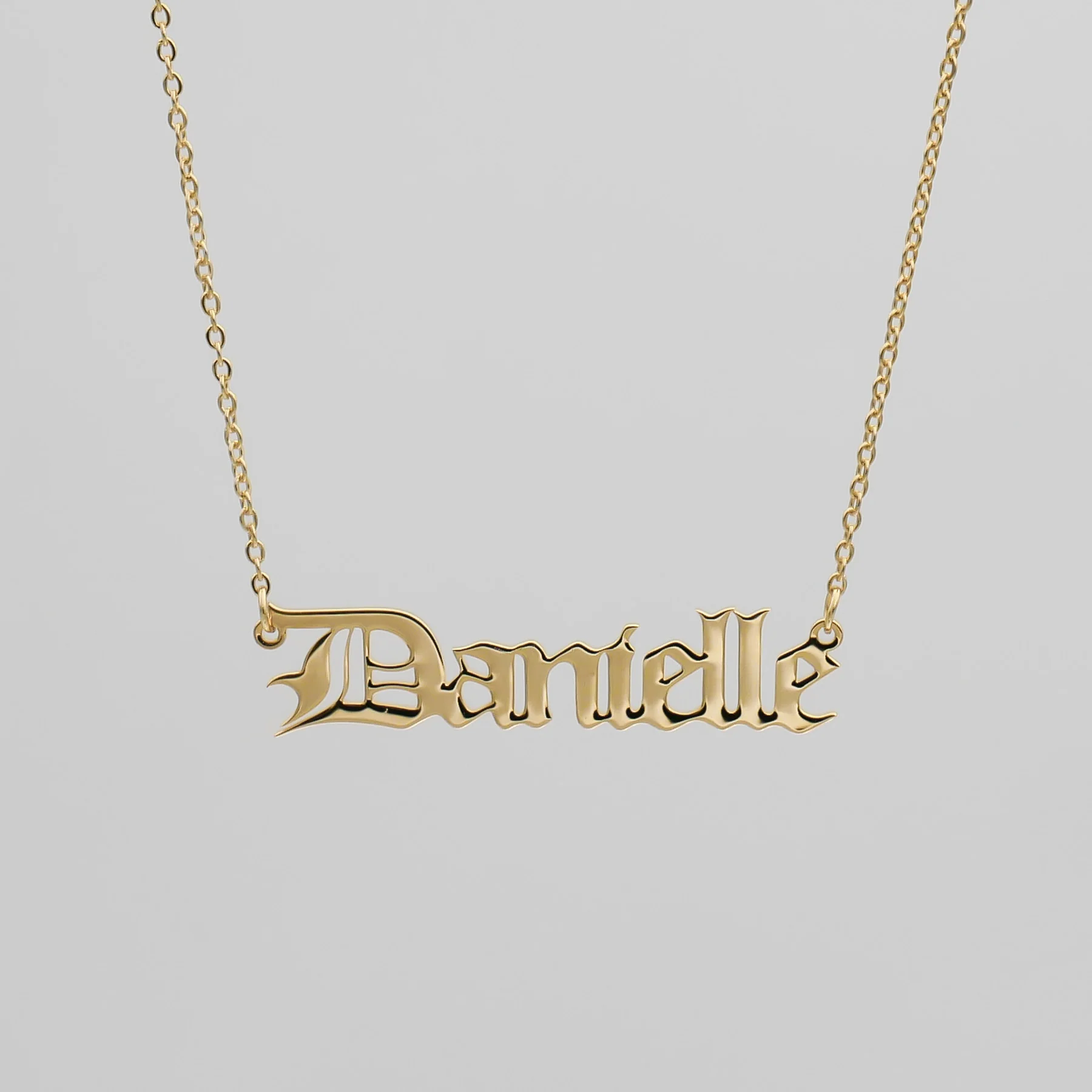 Classic Name Plate Necklace - Image 10