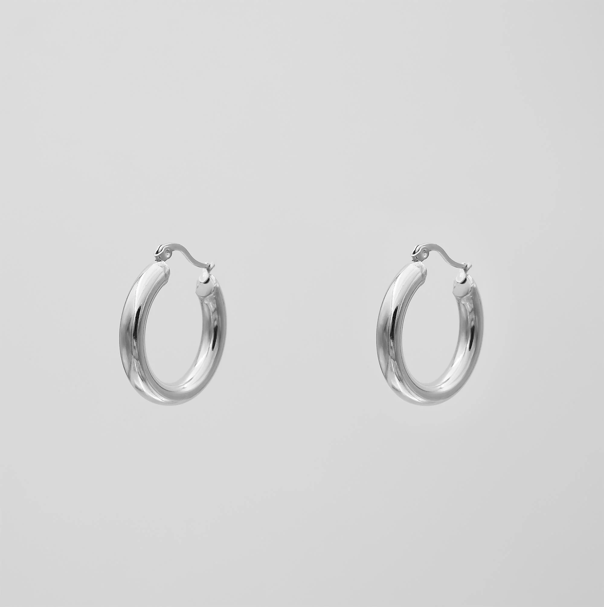 Classic Silver Filled Hoops - Image 12