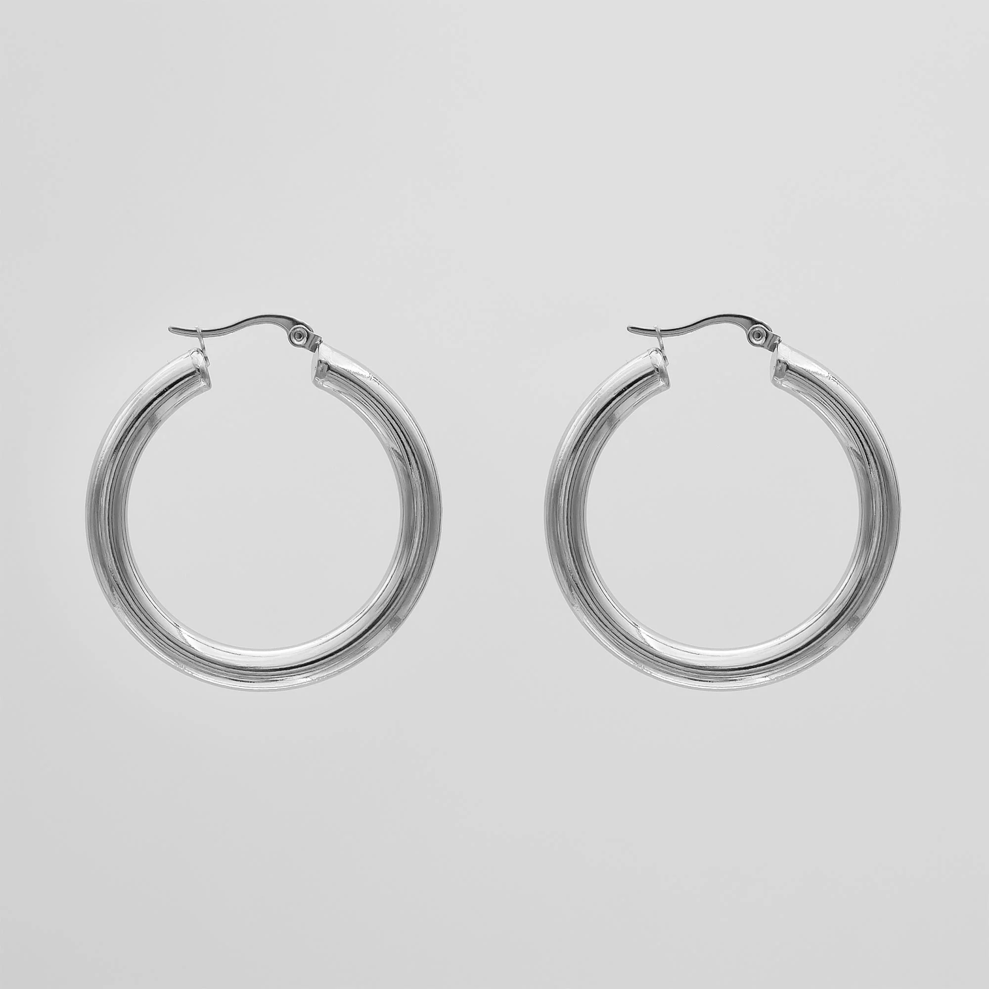 Classic Silver Filled Hoops - Image 14