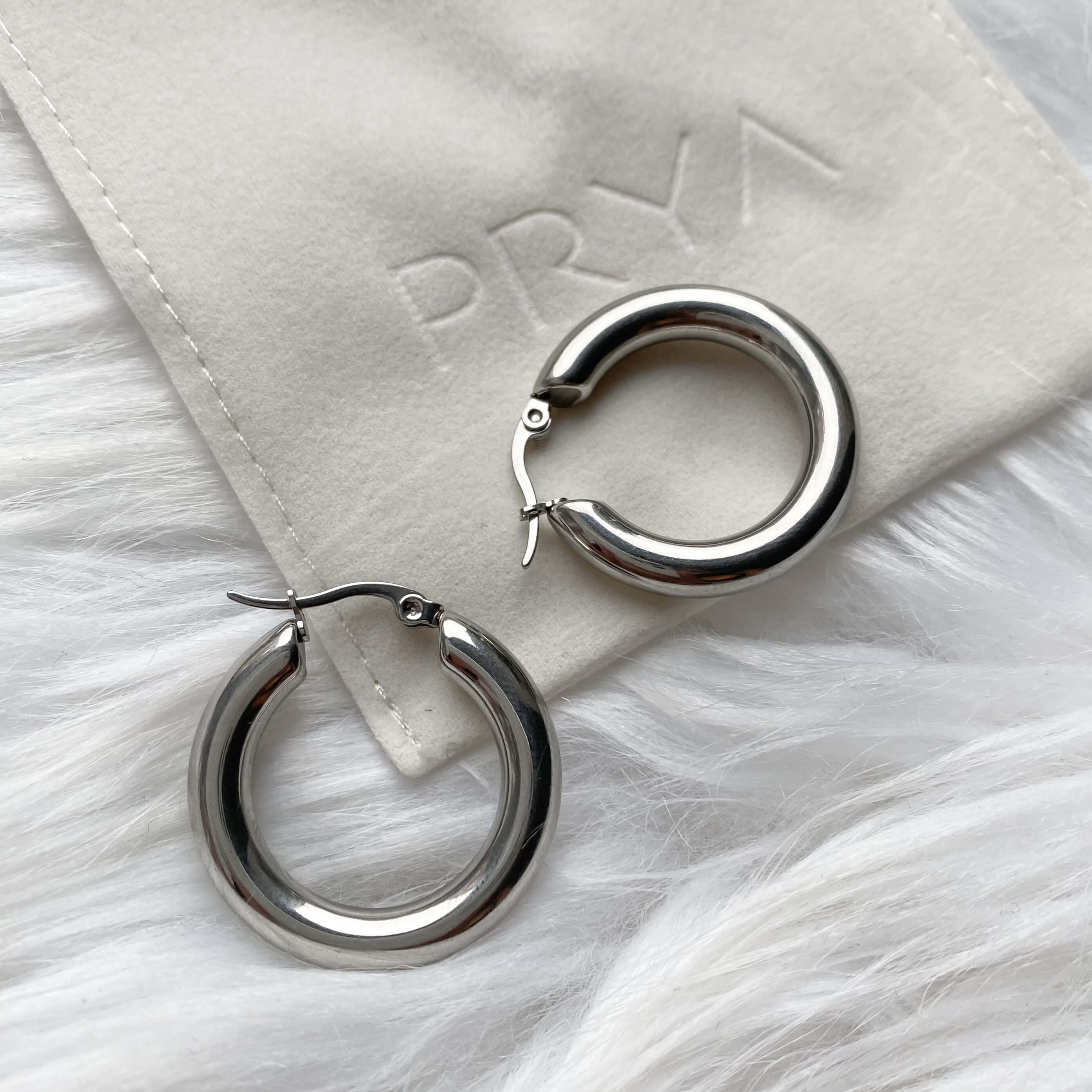 Classic Silver Filled Hoops - Image 3