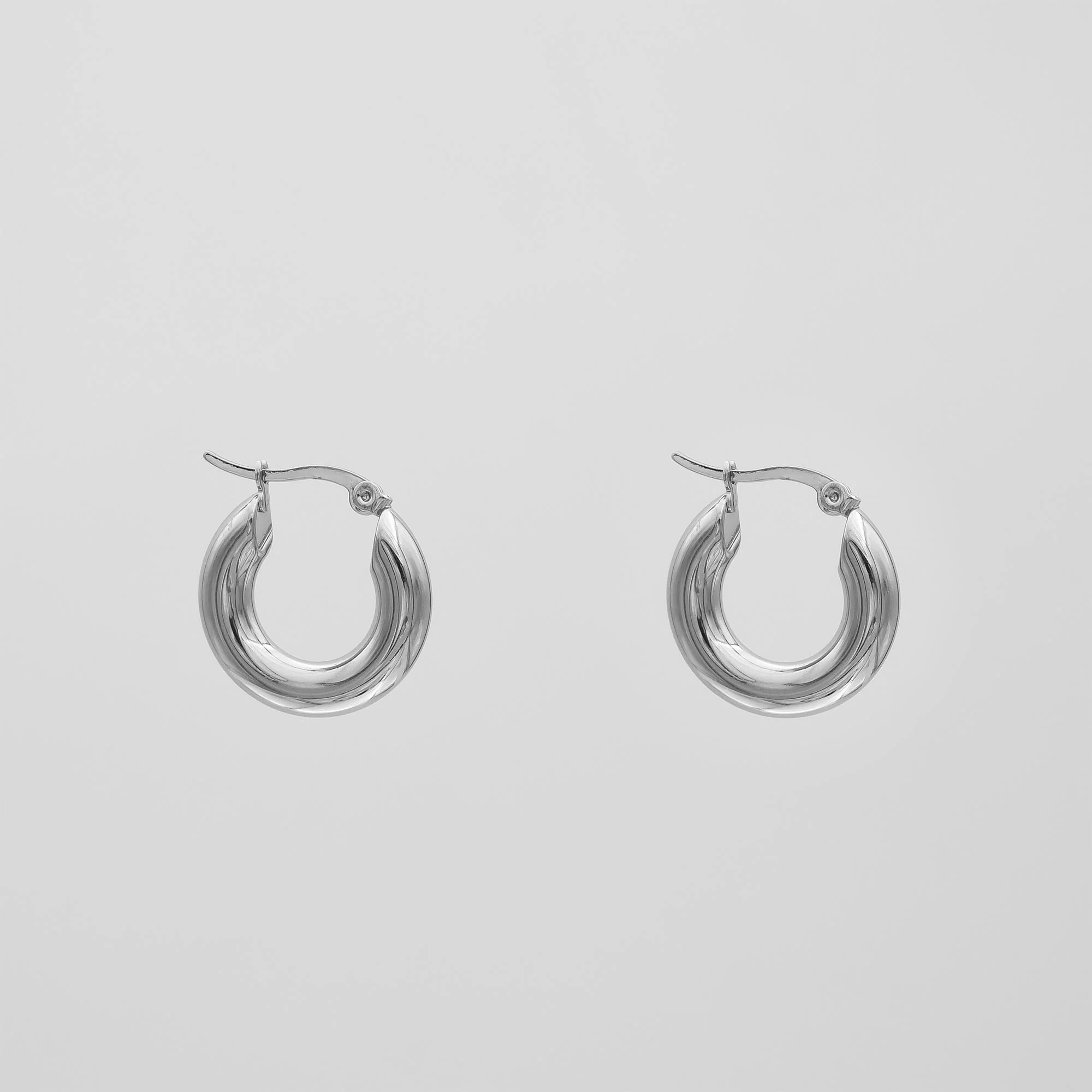 Classic Silver Filled Hoops - Image 9
