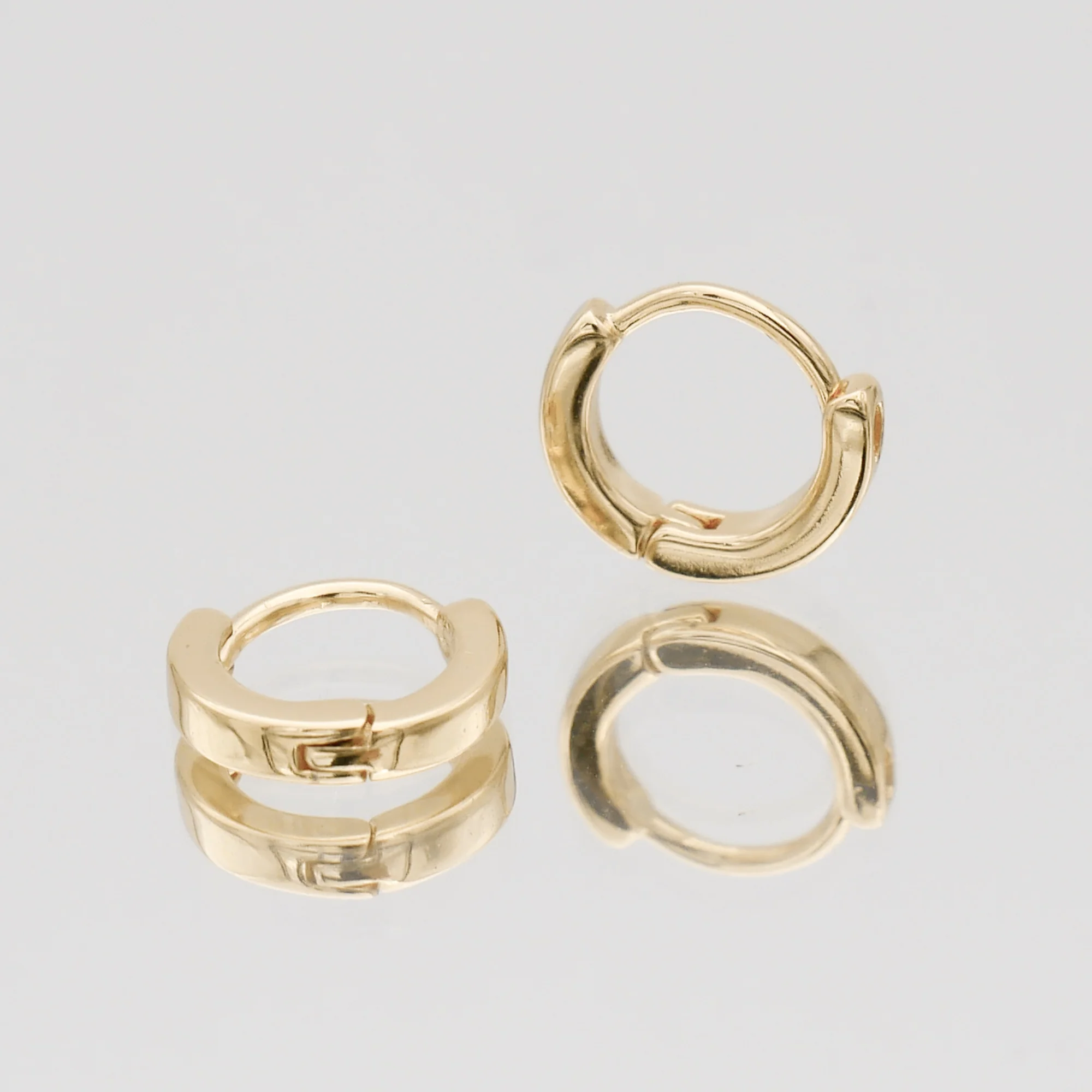 Elle Gold Filled Huggies - Image 4