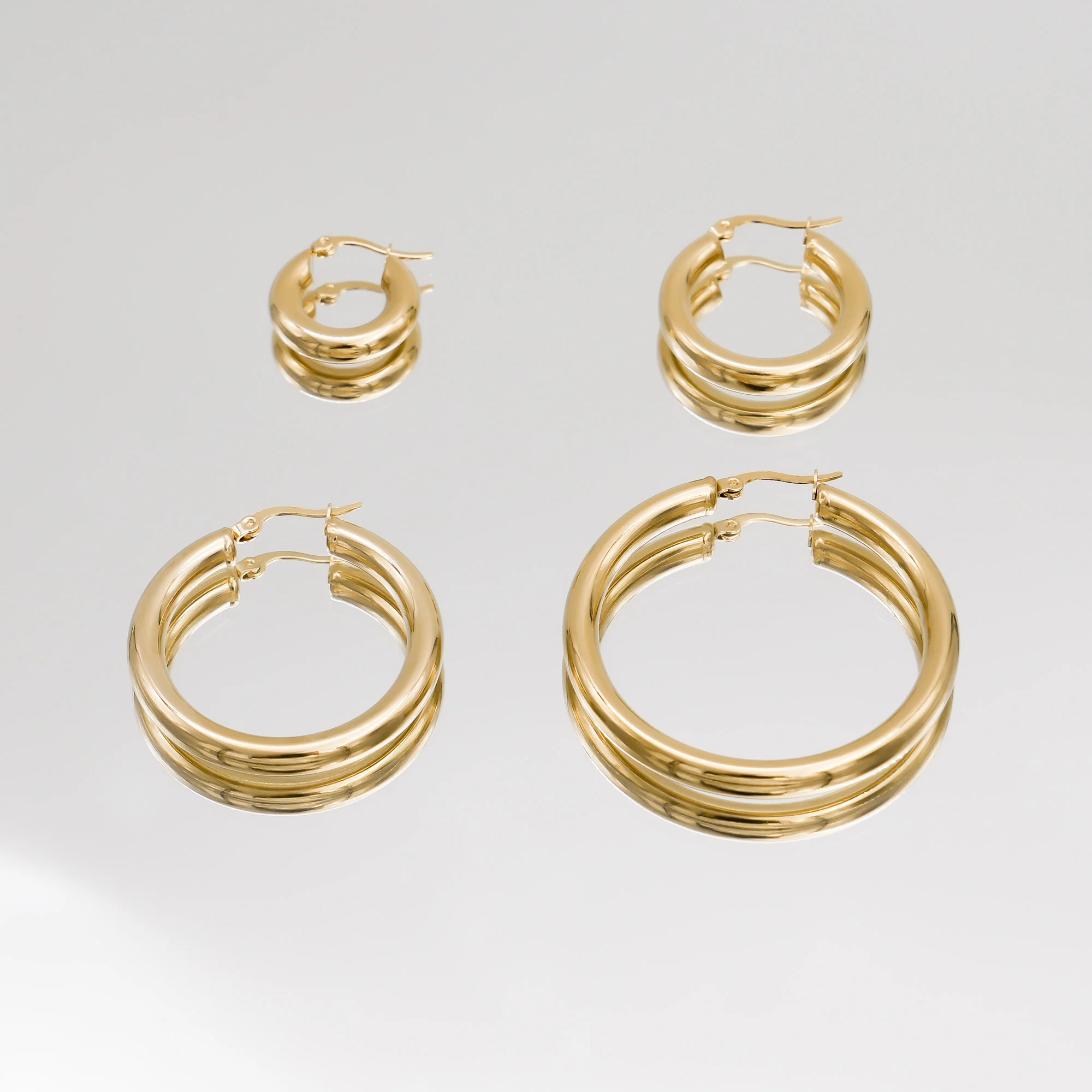 Classic Gold Filled Hoops - Image 4