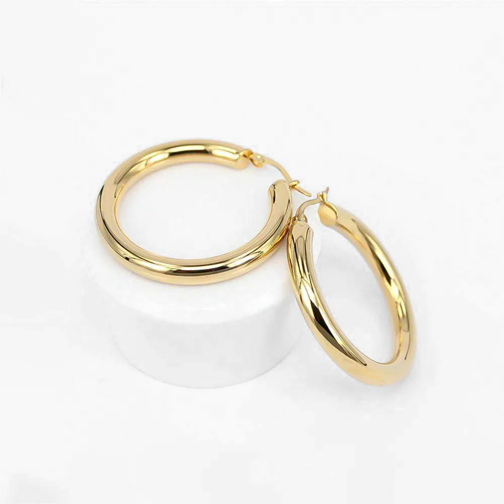 Classic Gold Filled Hoops - Image 5