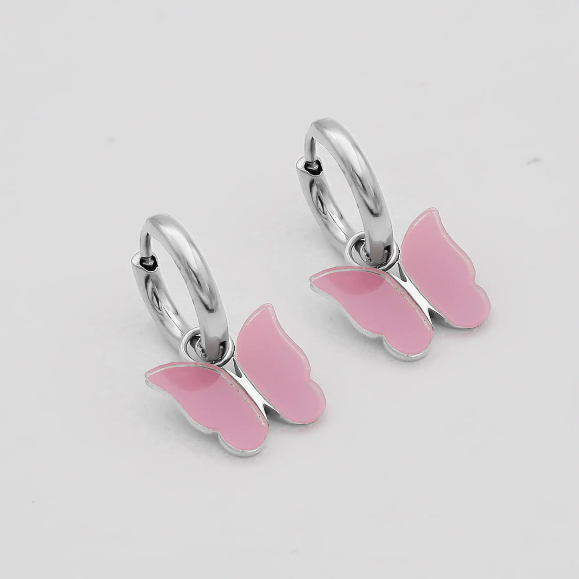 Butterfly Huggie Earrings - Image 18