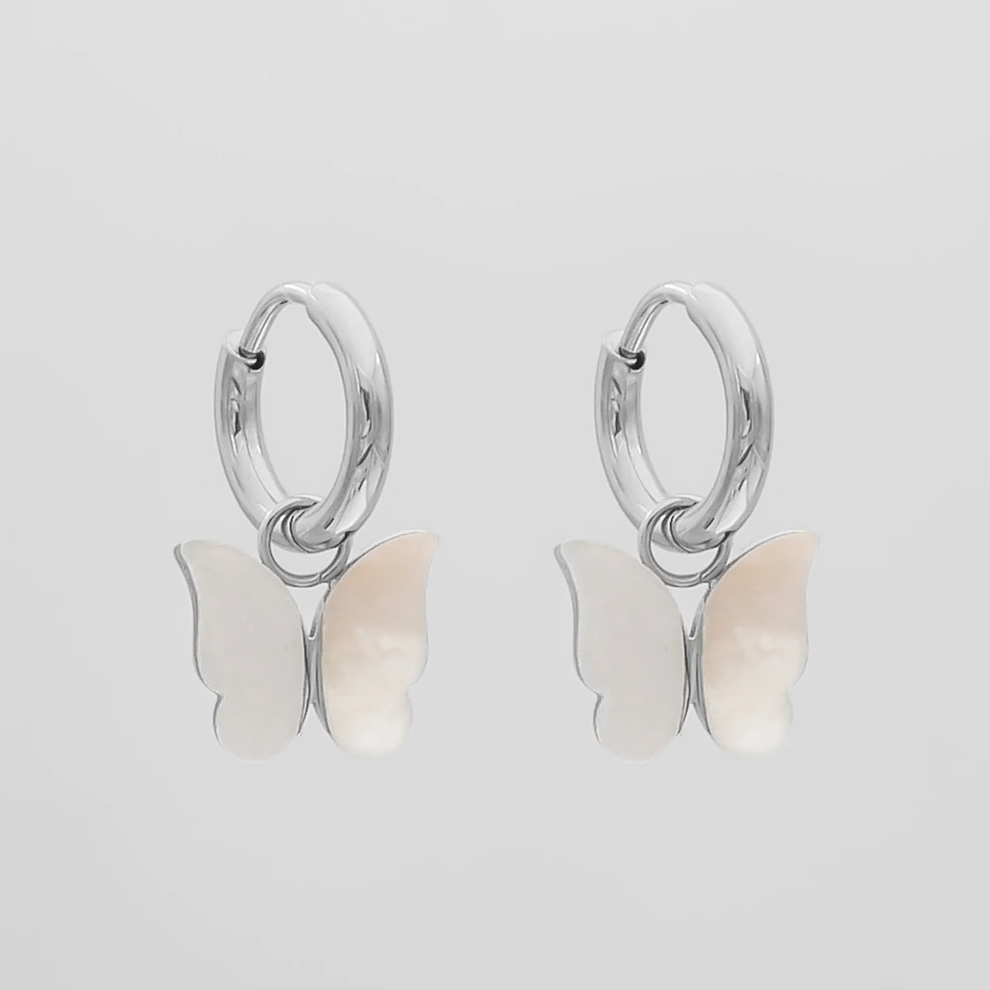 Butterfly Huggie Earrings - Image 4