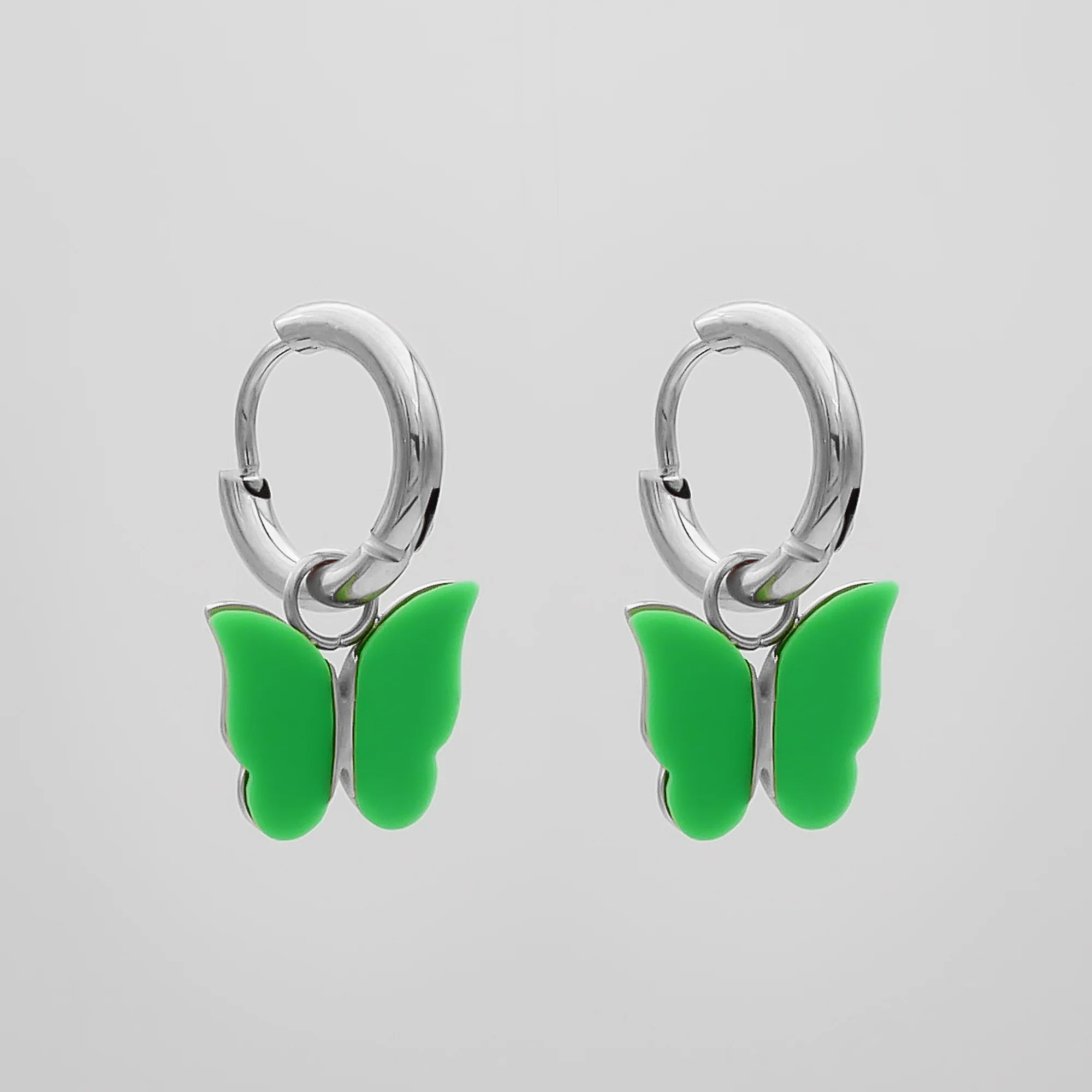 Butterfly Huggie Earrings - Image 6