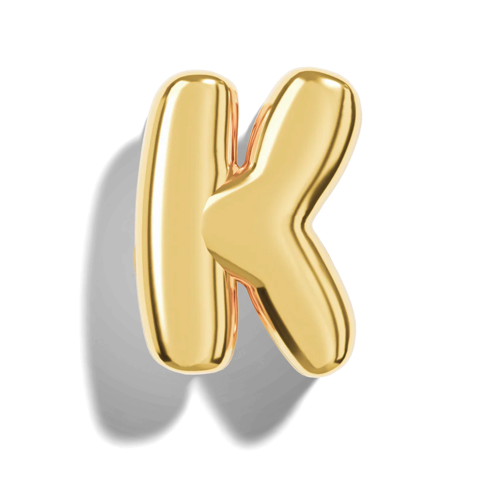 Micro Bubble Initial Necklace - Image 11