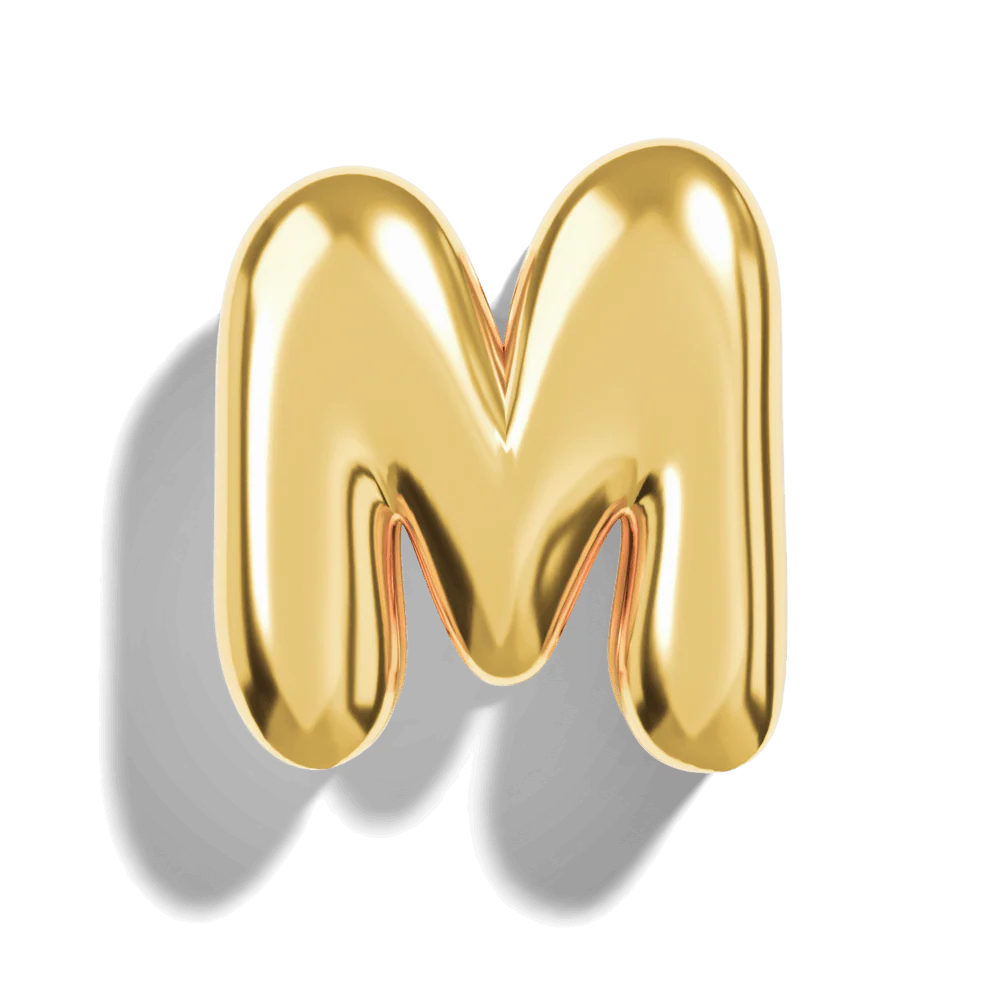 Micro Bubble Initial Necklace - Image 13