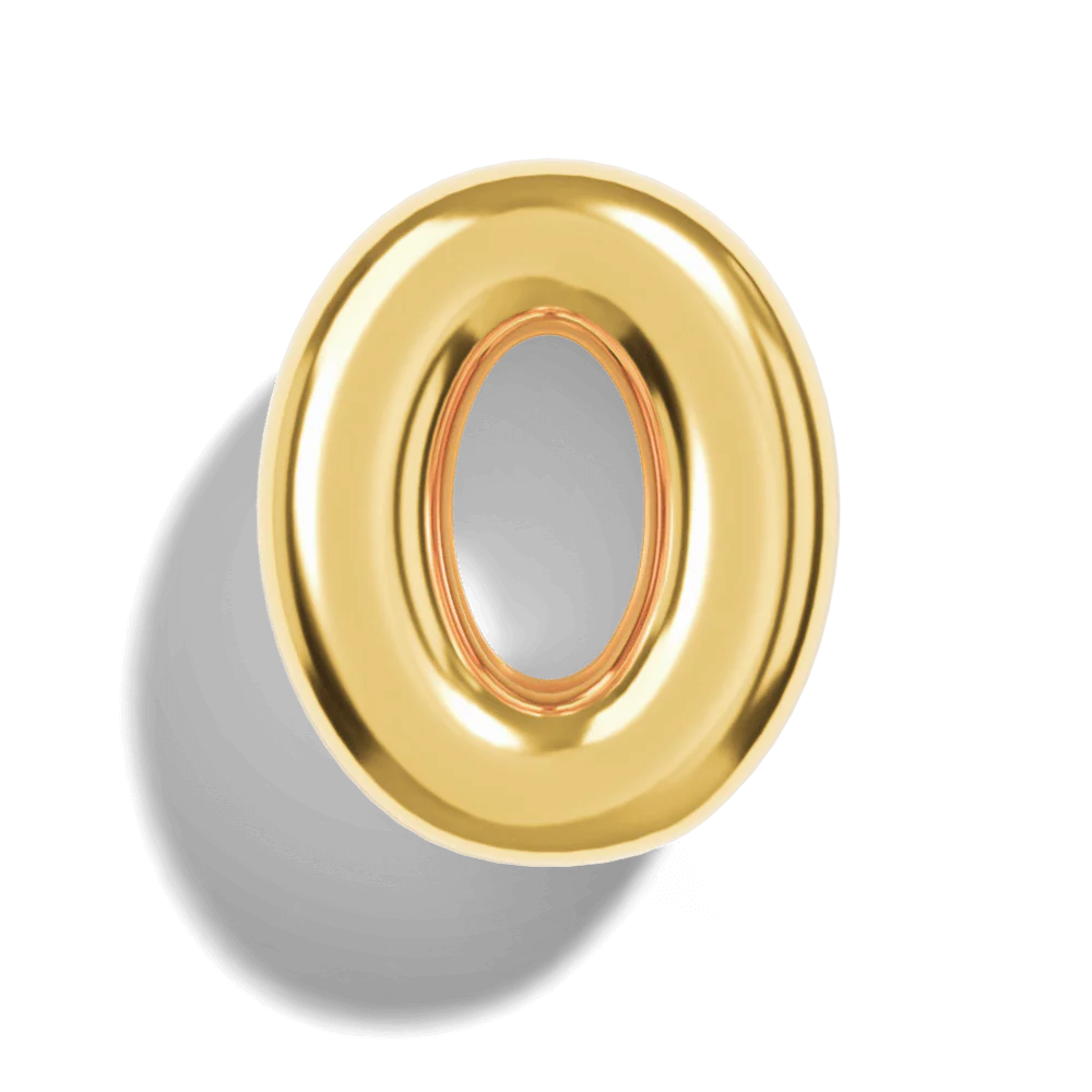 Micro Bubble Initial Necklace - Image 15