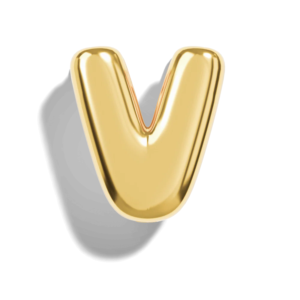 Micro Bubble Initial Necklace - Image 22