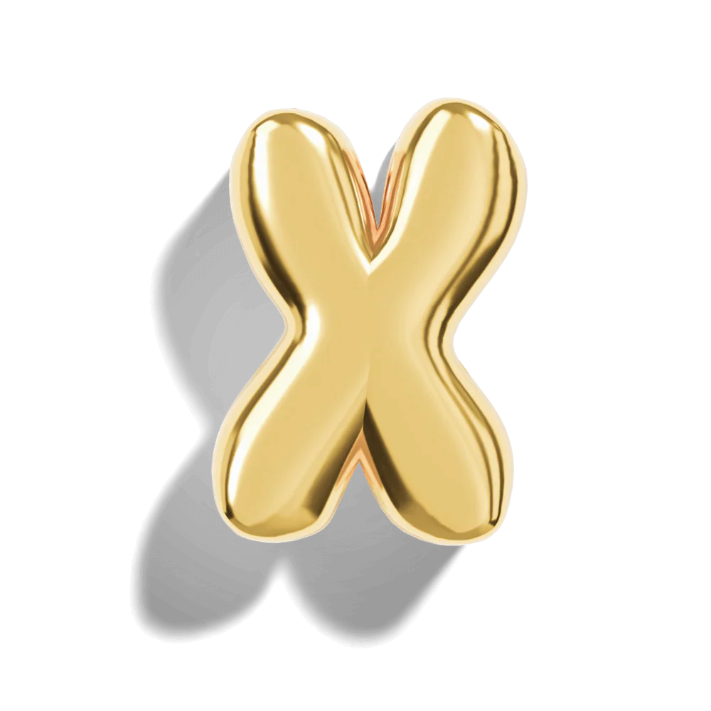 Micro Bubble Initial Necklace - Image 24