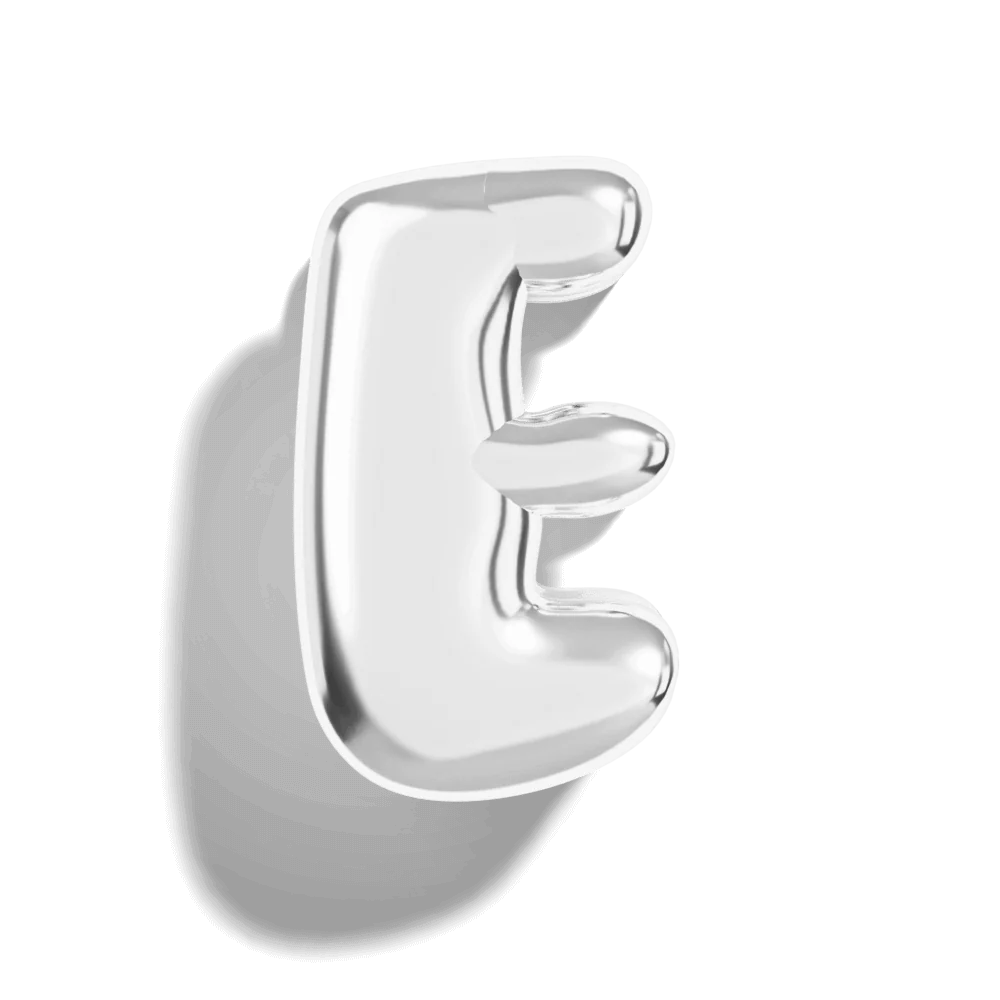 Micro Bubble Initial Necklace - Image 30