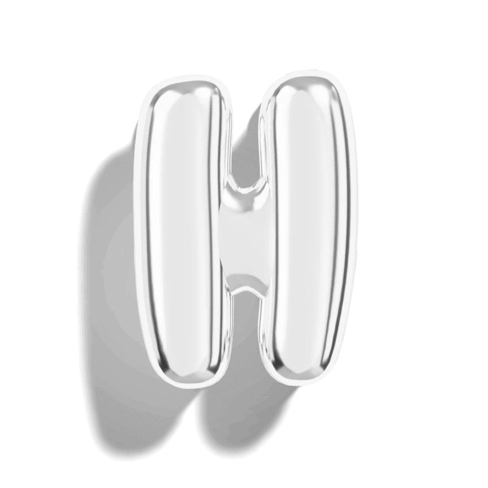 Micro Bubble Initial Necklace - Image 33