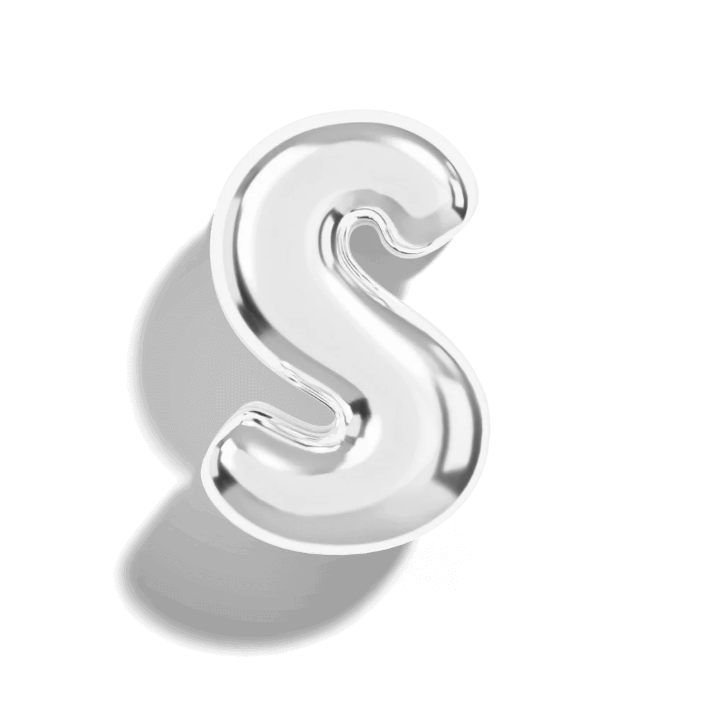 Micro Bubble Initial Necklace - Image 45