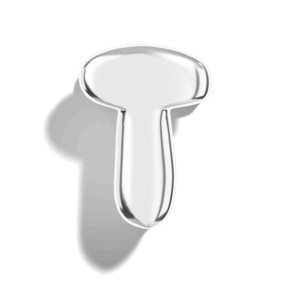 Micro Bubble Initial Necklace - Image 46