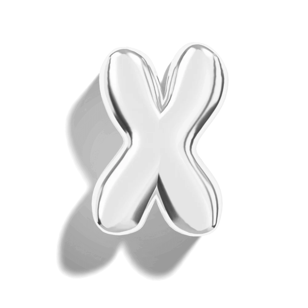 Micro Bubble Initial Necklace - Image 50