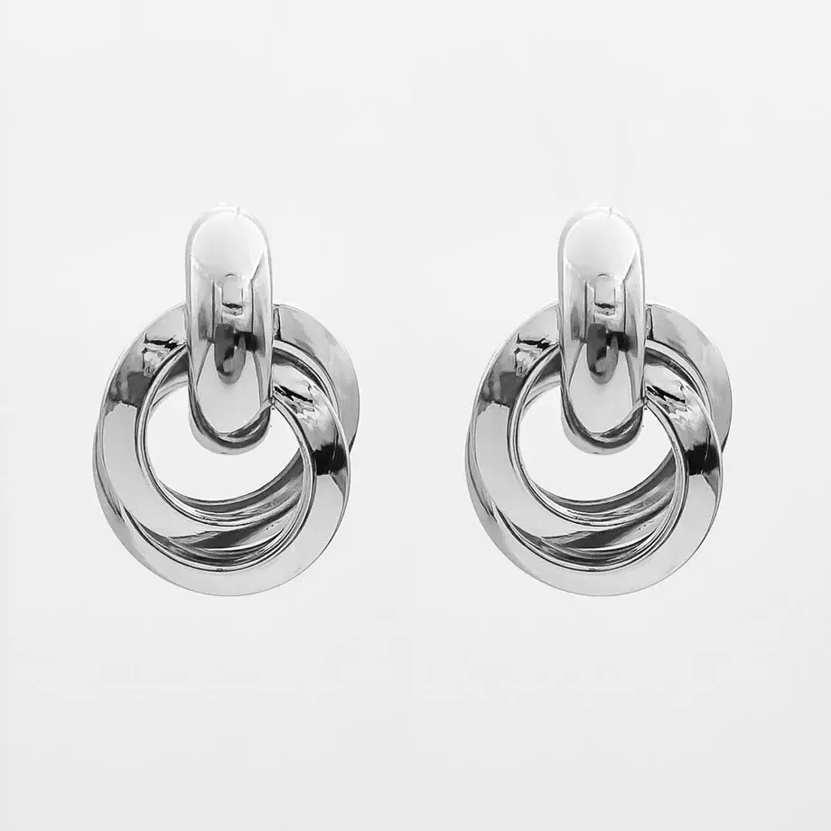 Nadia Knot Knocker Earrings - Image 4