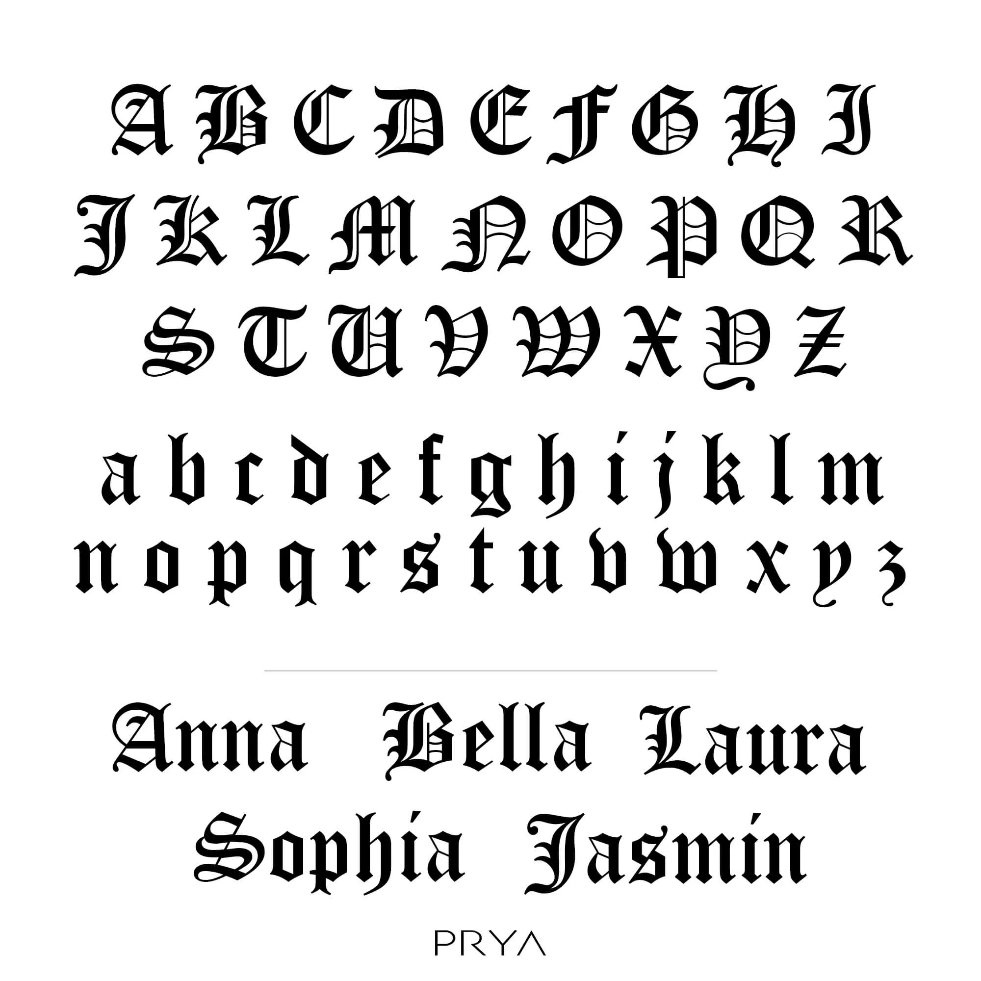 Old English Name Plate Necklace - Image 3