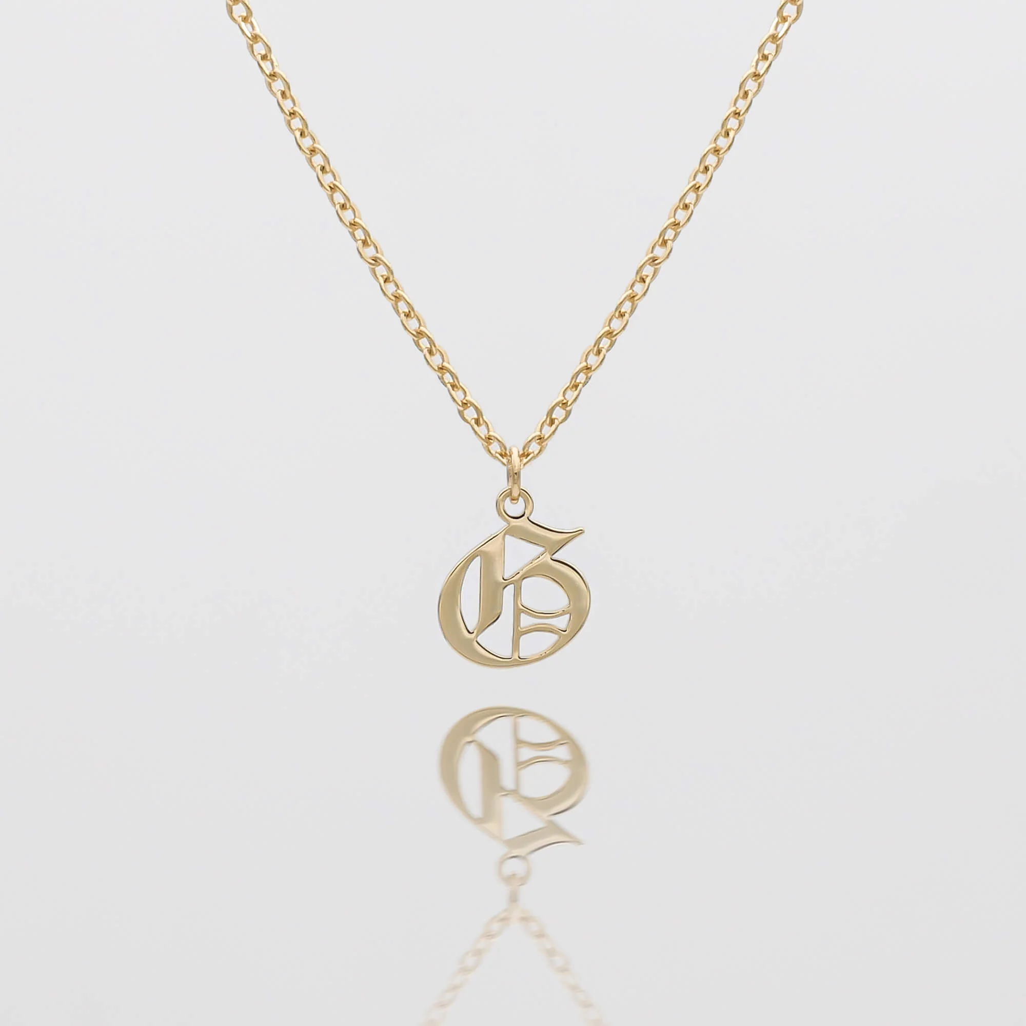 Old English Initial Necklace - Image 12