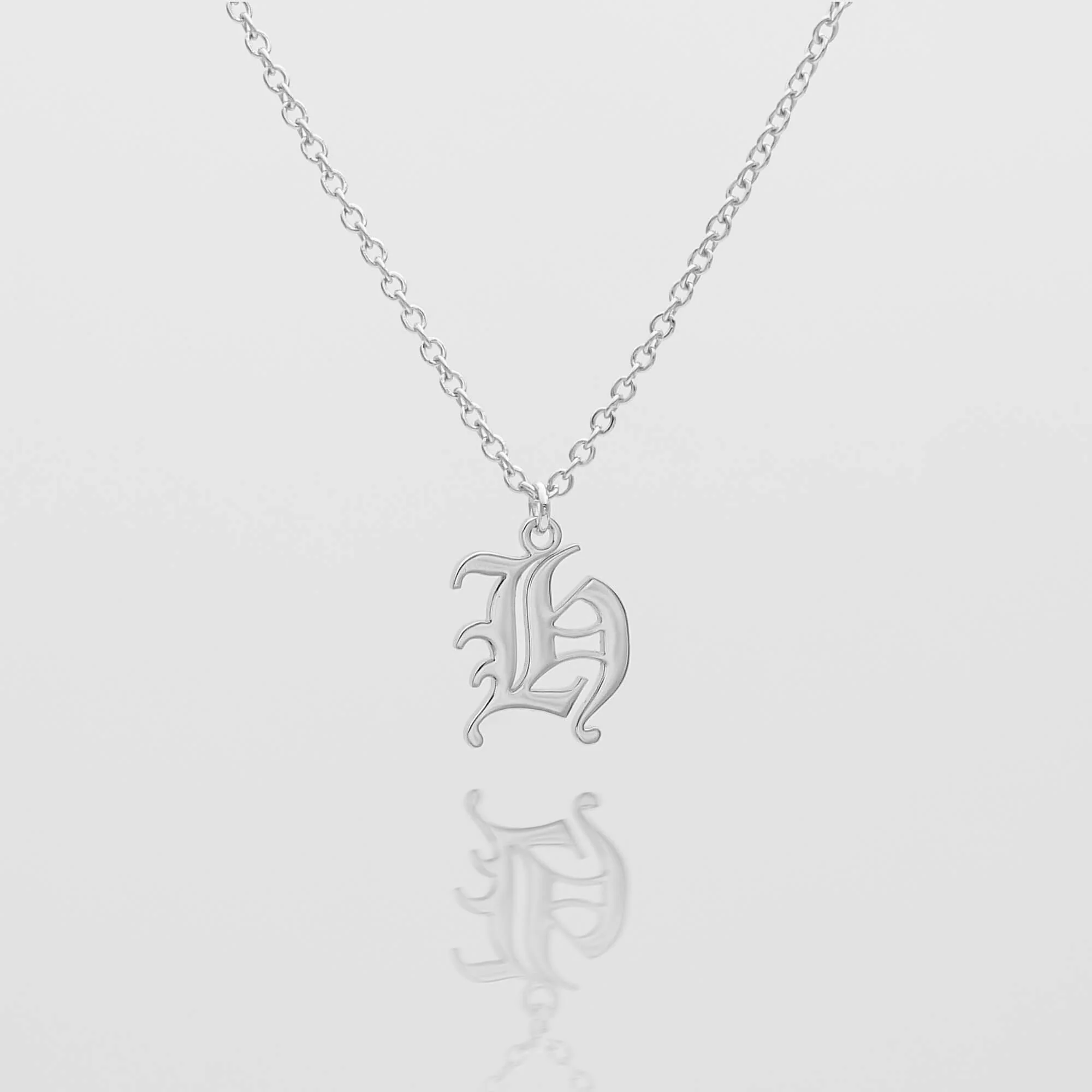 Old English Initial Necklace - Image 13
