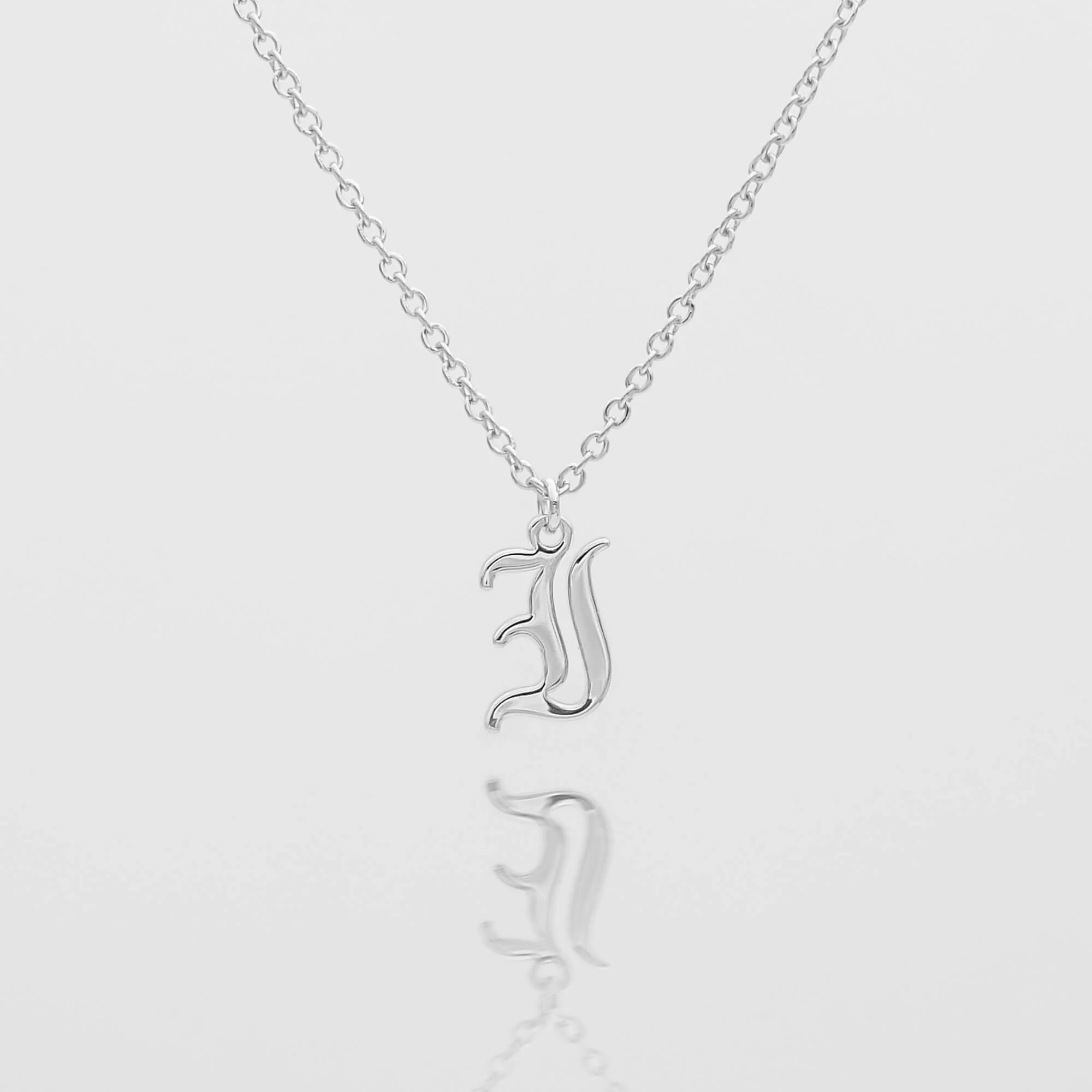 Old English Initial Necklace - Image 15