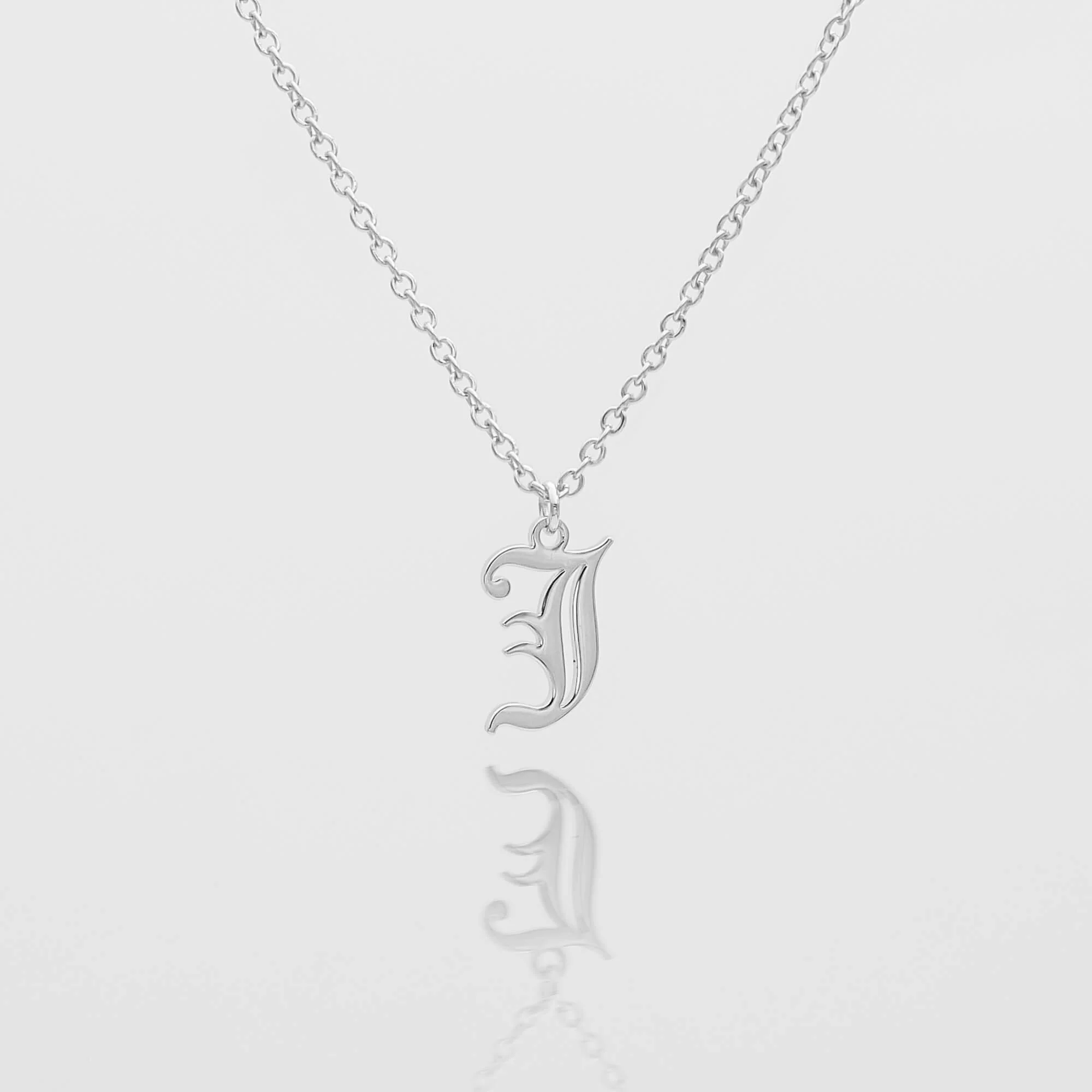 Old English Initial Necklace - Image 17
