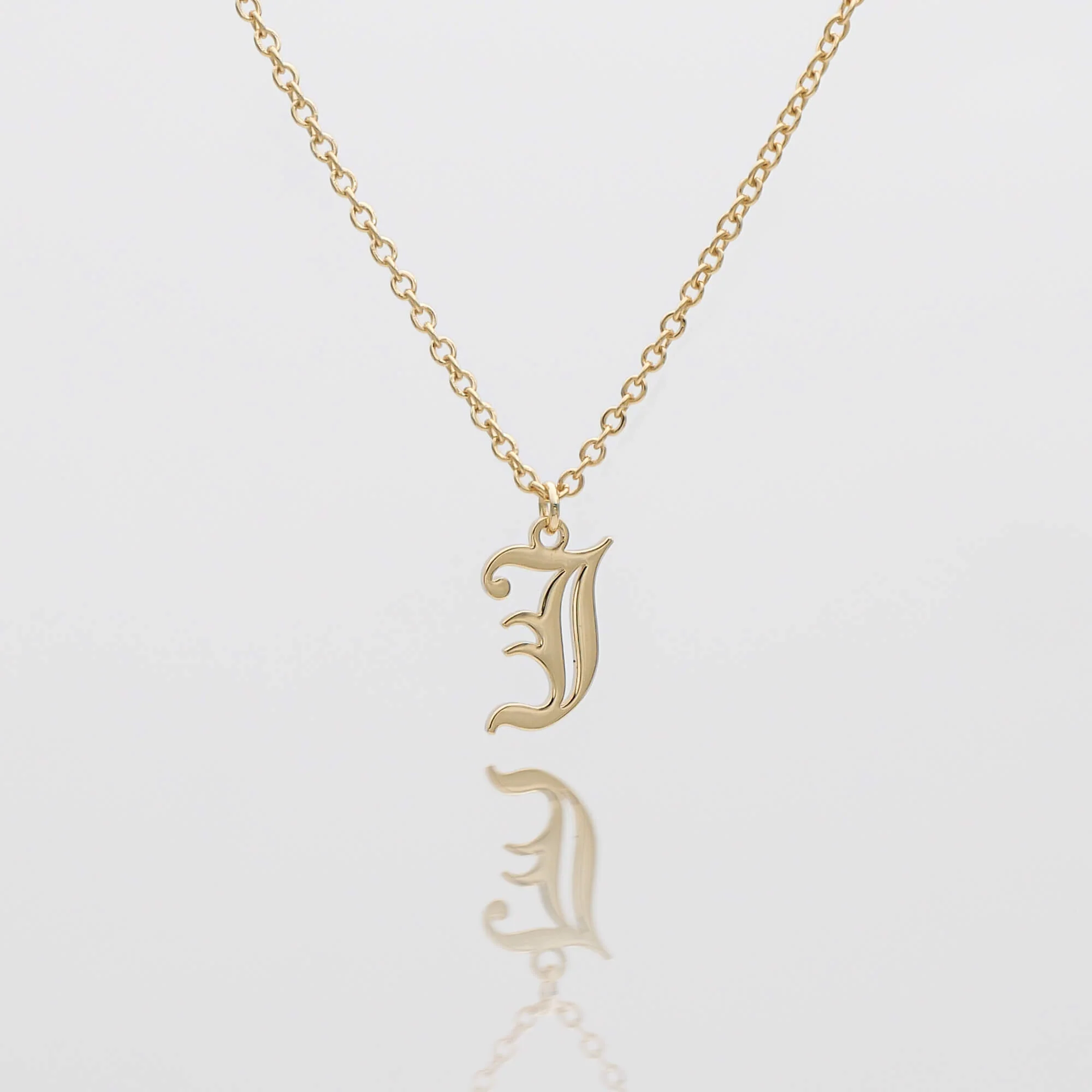 Old English Initial Necklace - Image 18