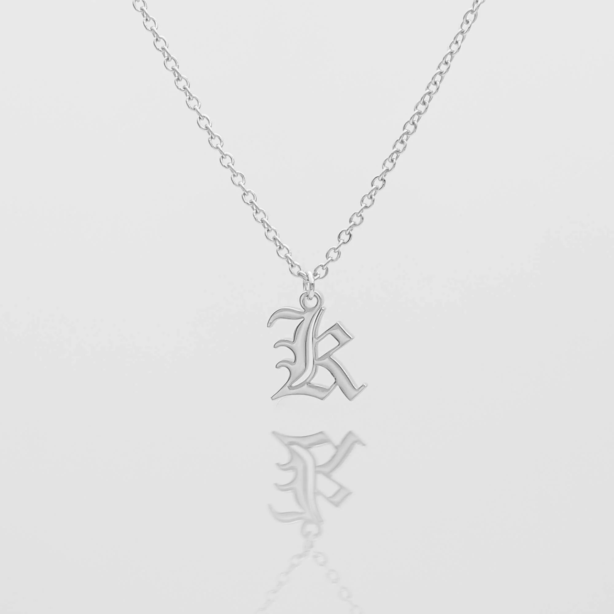 Old English Initial Necklace - Image 19