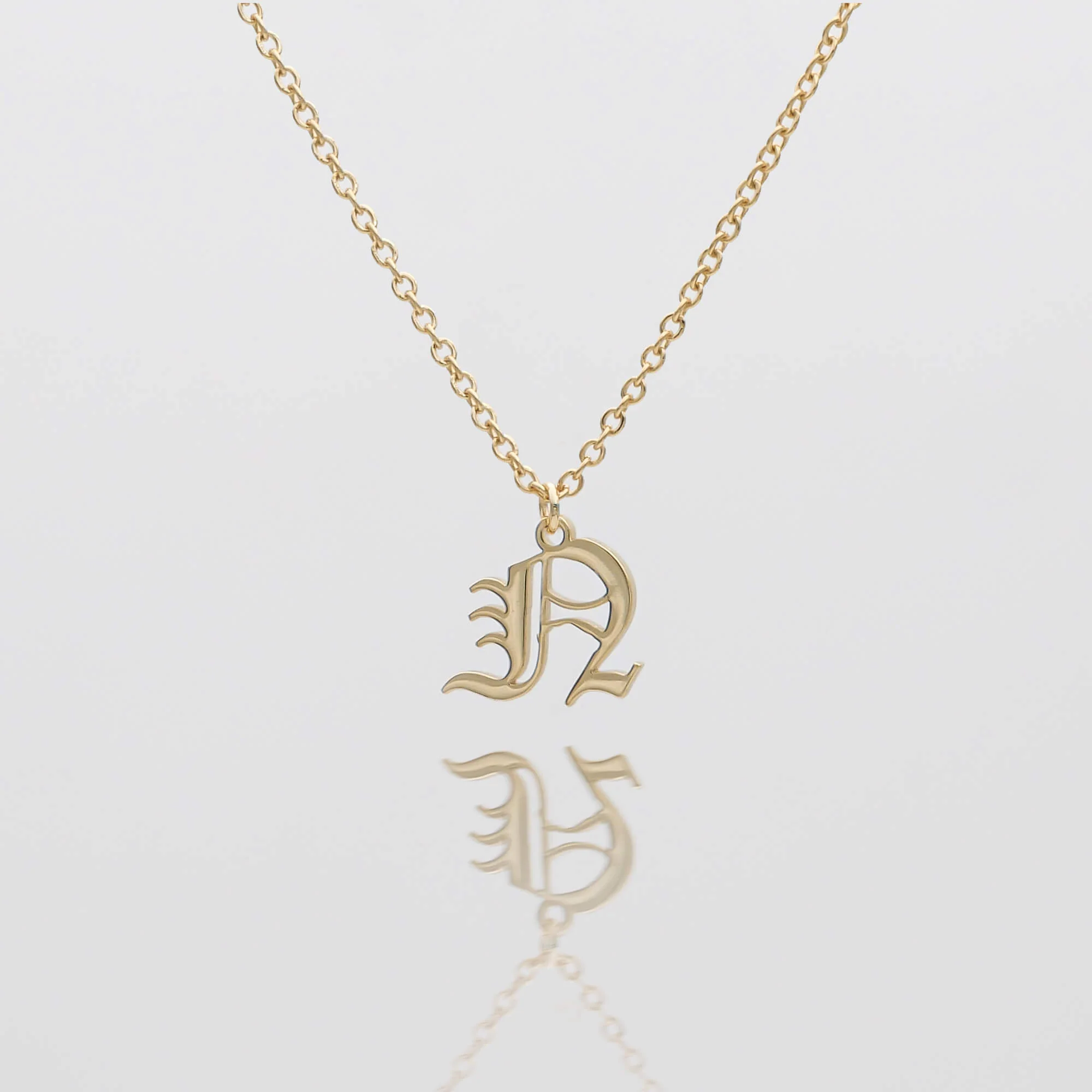 Old English Initial Necklace - Image 26