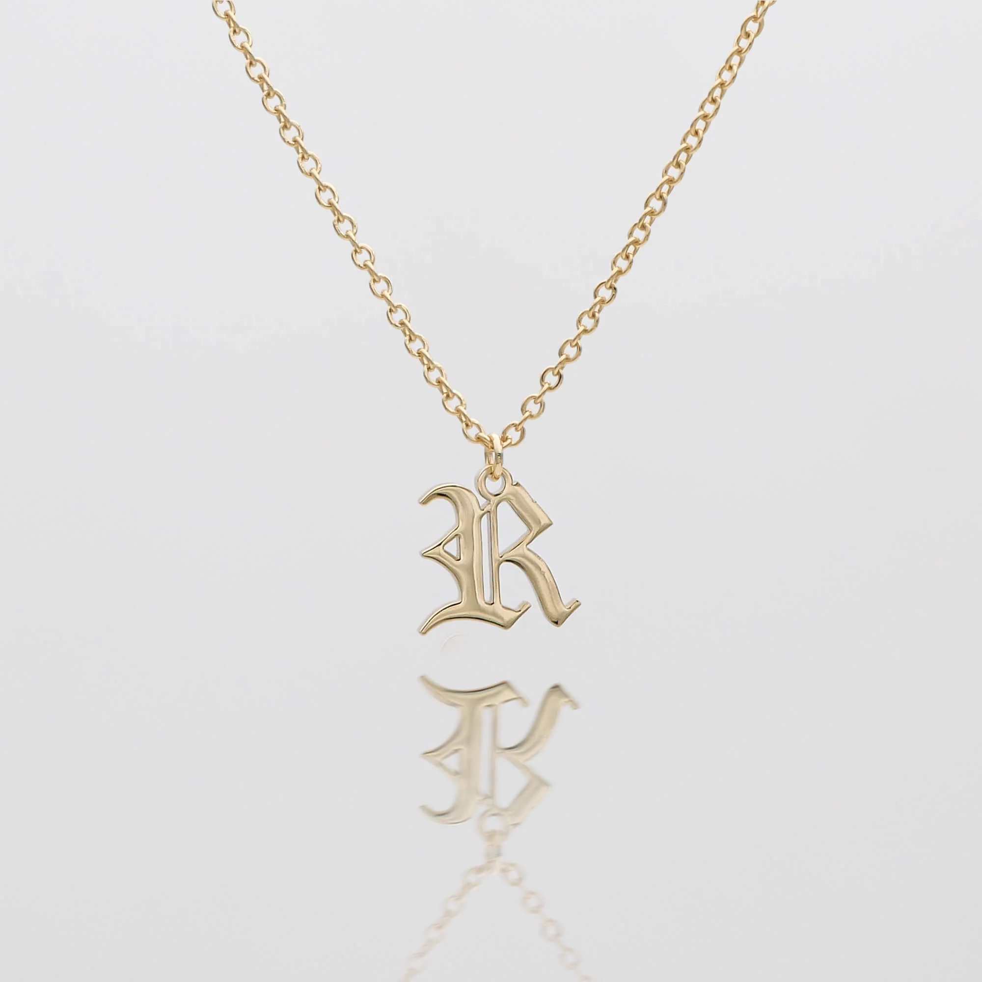 Old English Initial Necklace - Image 34