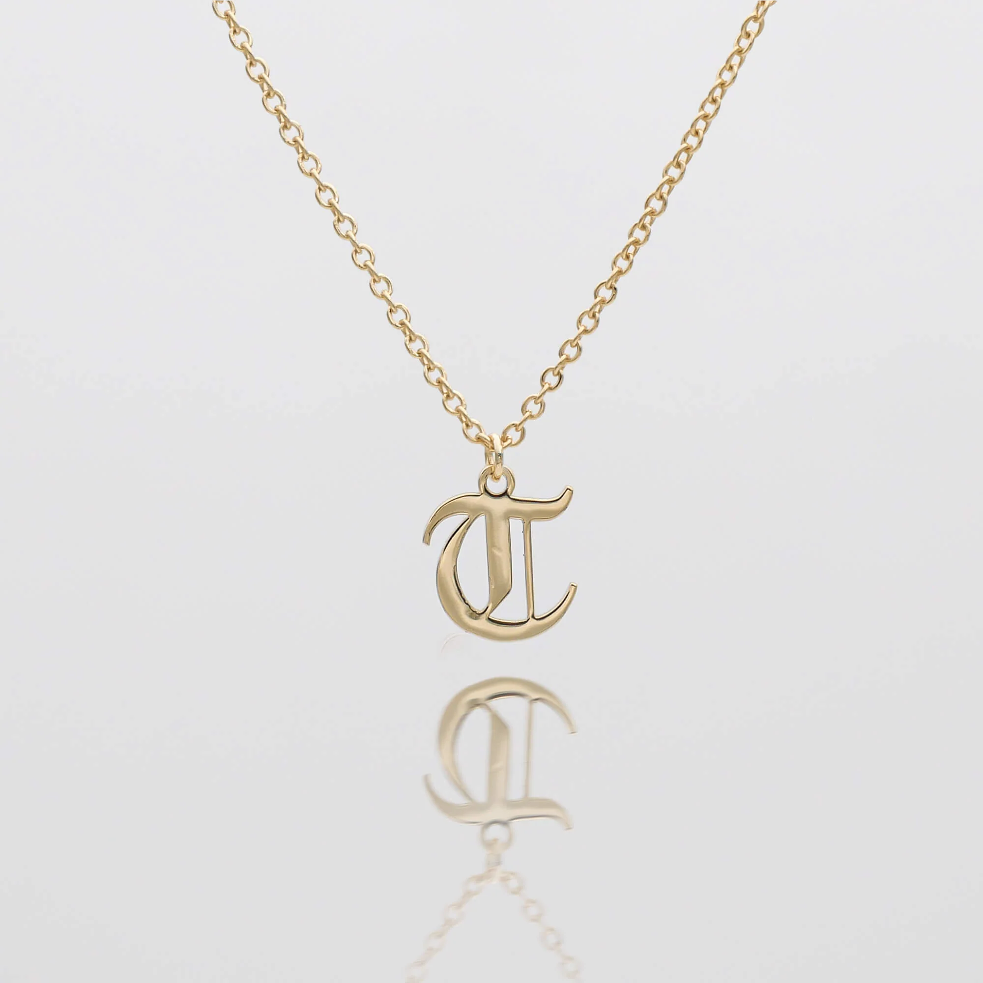 Old English Initial Necklace - Image 37