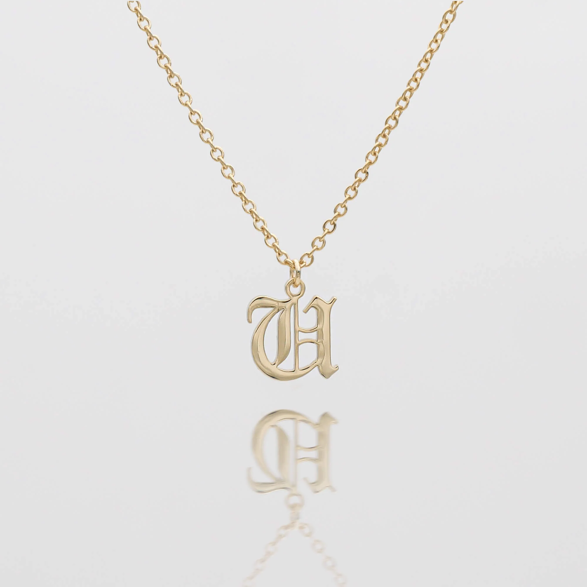 Old English Initial Necklace - Image 39