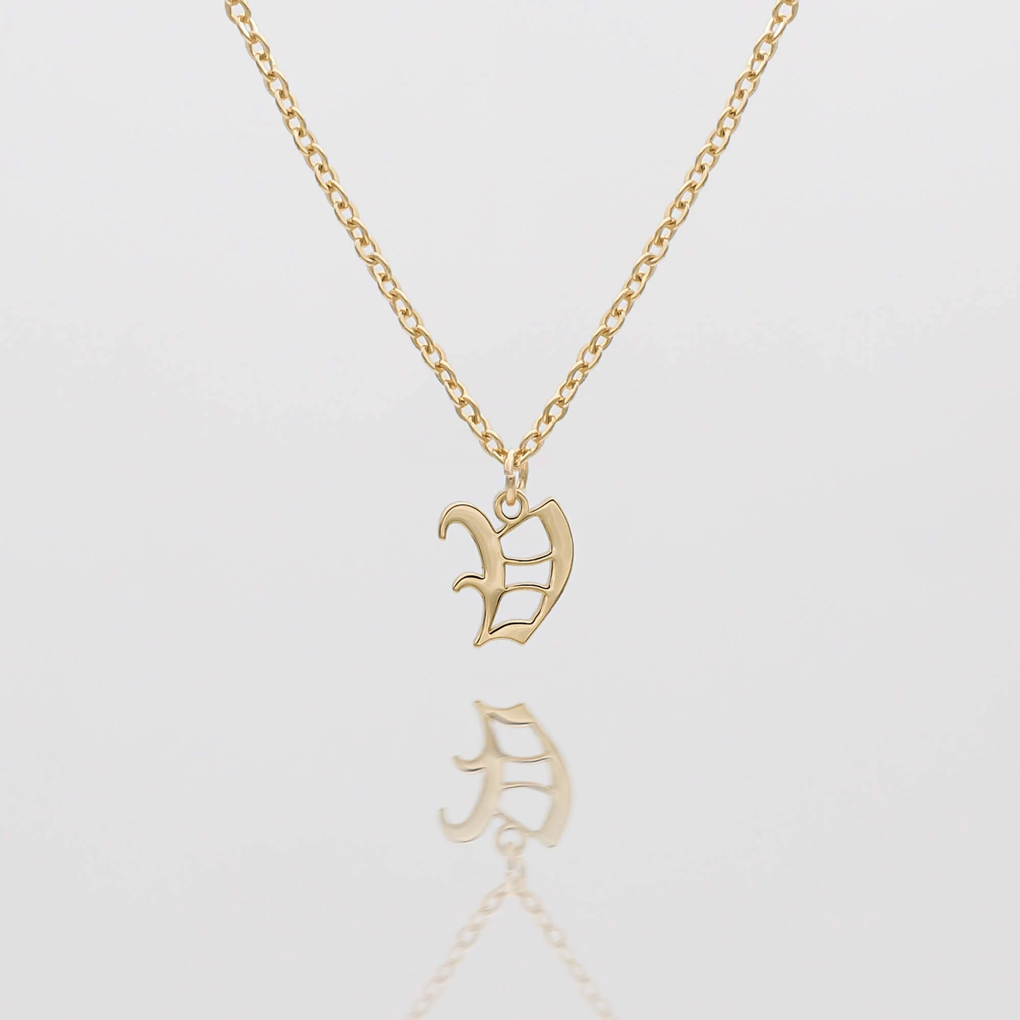 Old English Initial Necklace - Image 41