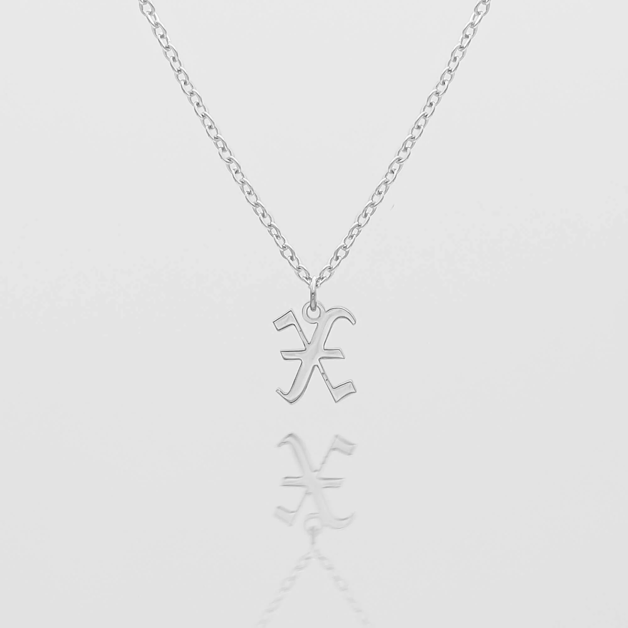 Old English Initial Necklace - Image 44