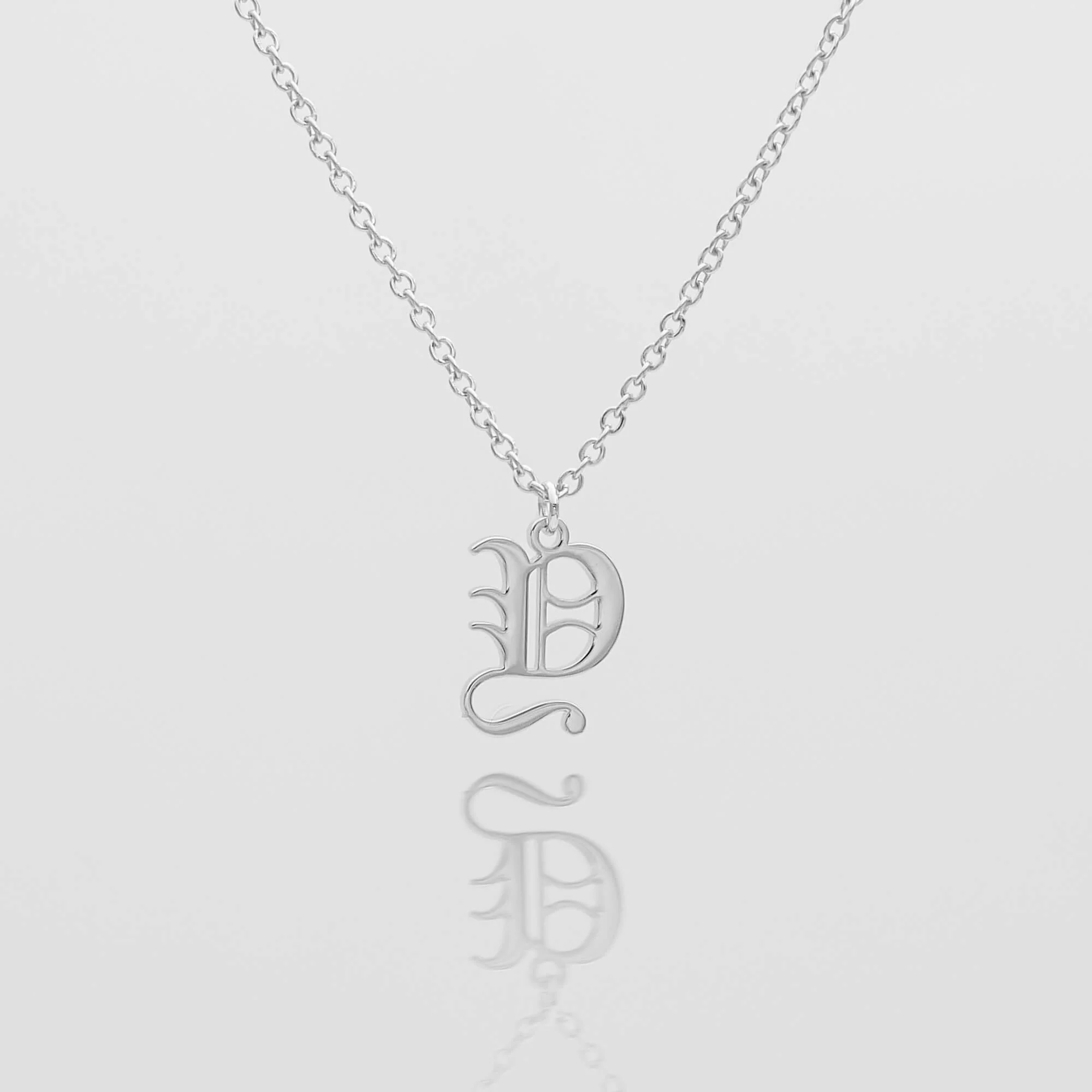 Old English Initial Necklace - Image 46