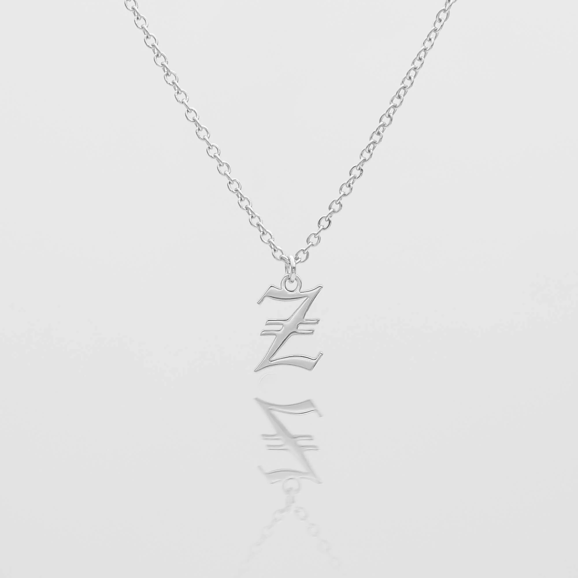 Old English Initial Necklace - Image 48