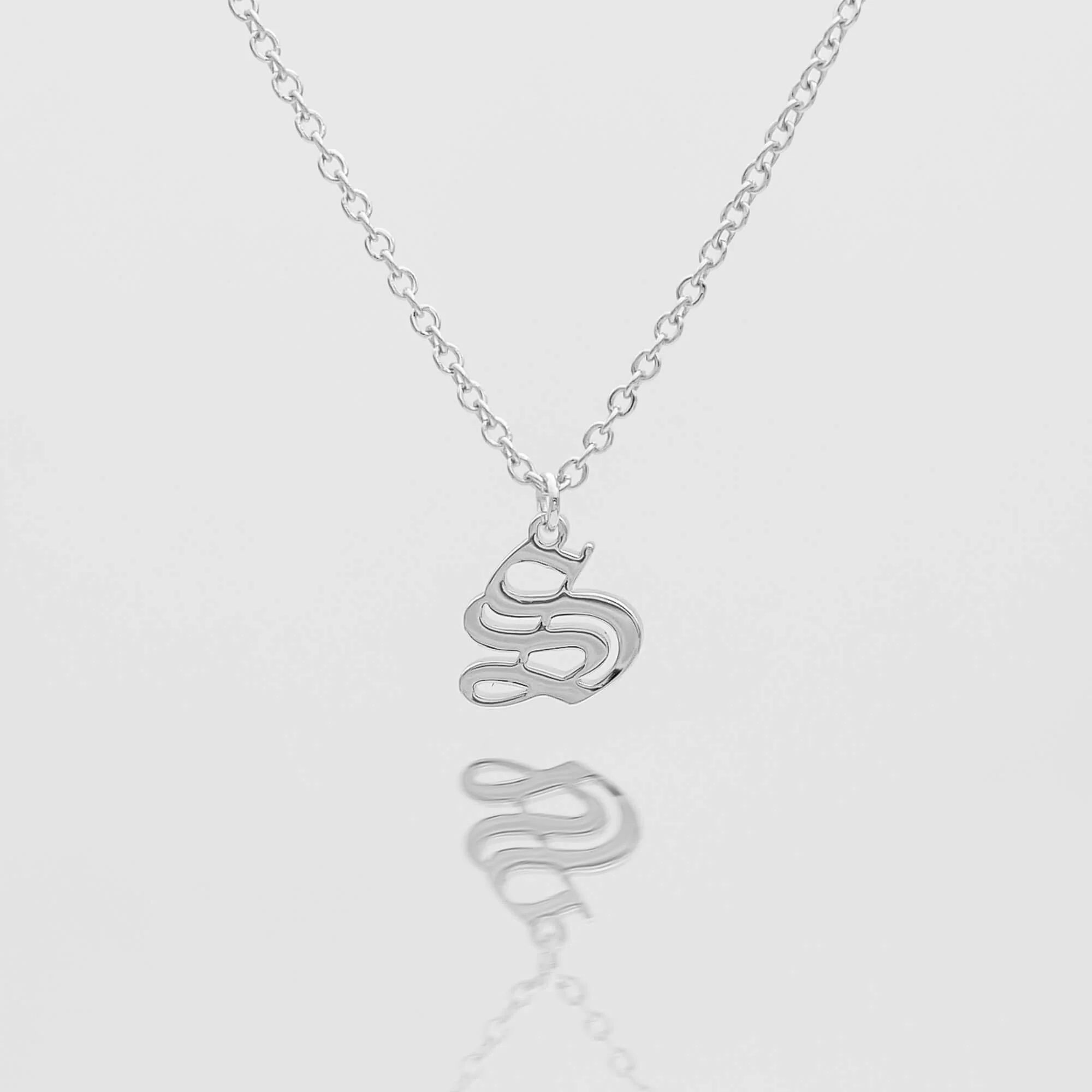 Old English Initial Necklace - Image 50