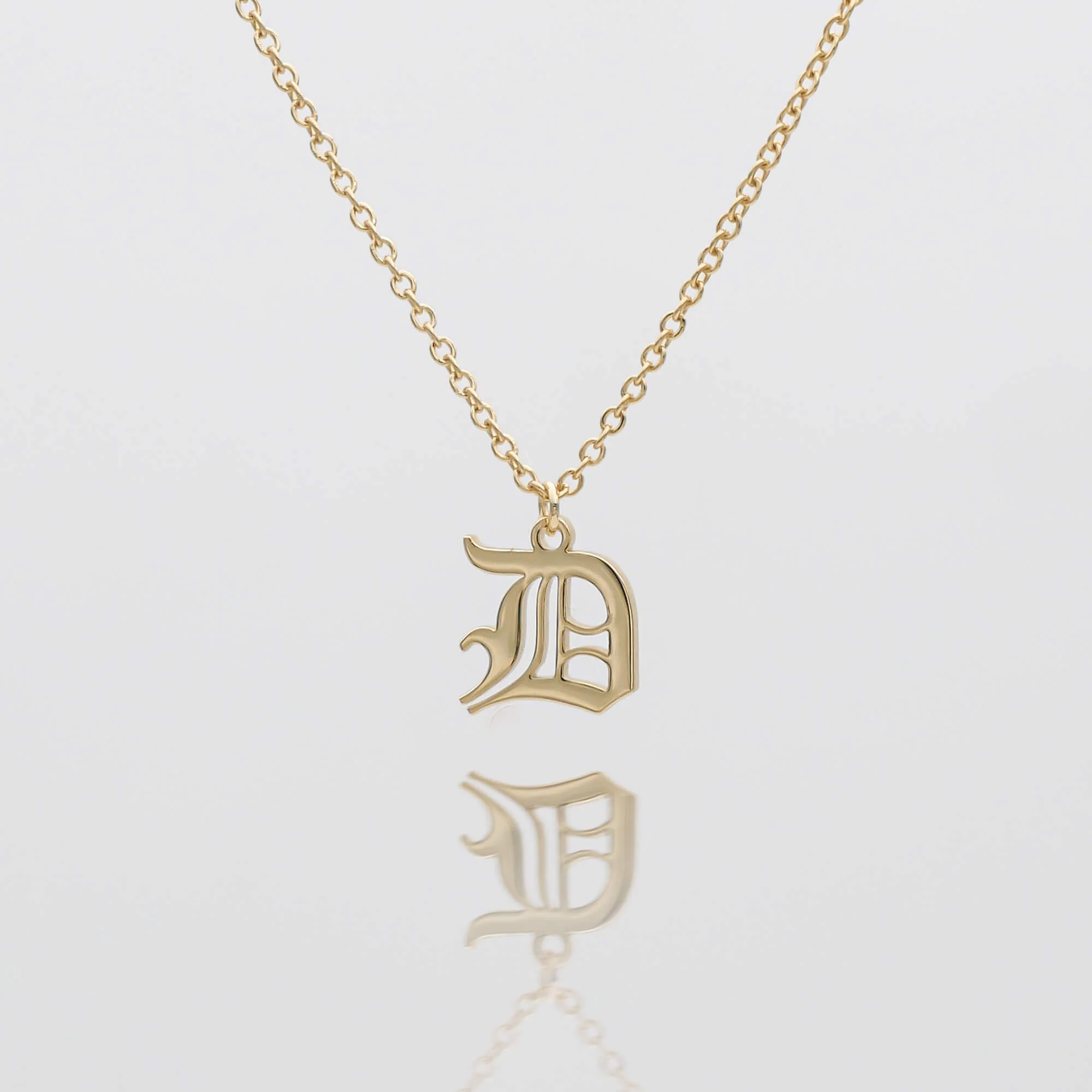 Old English Initial Necklace - Image 52