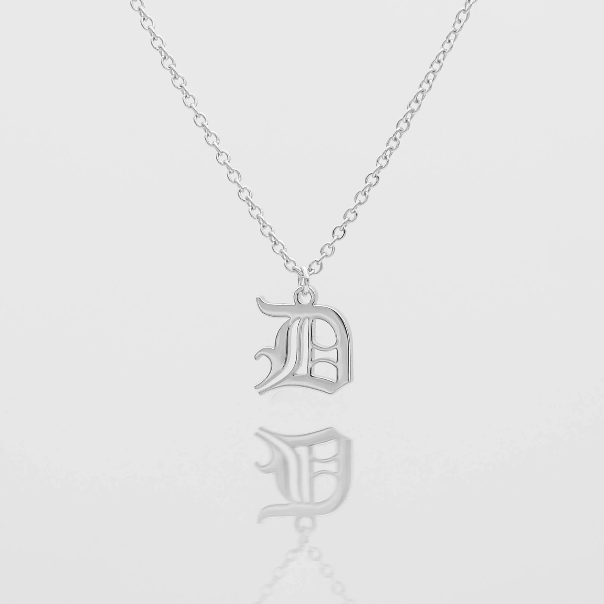 Old English Initial Necklace - Image 7