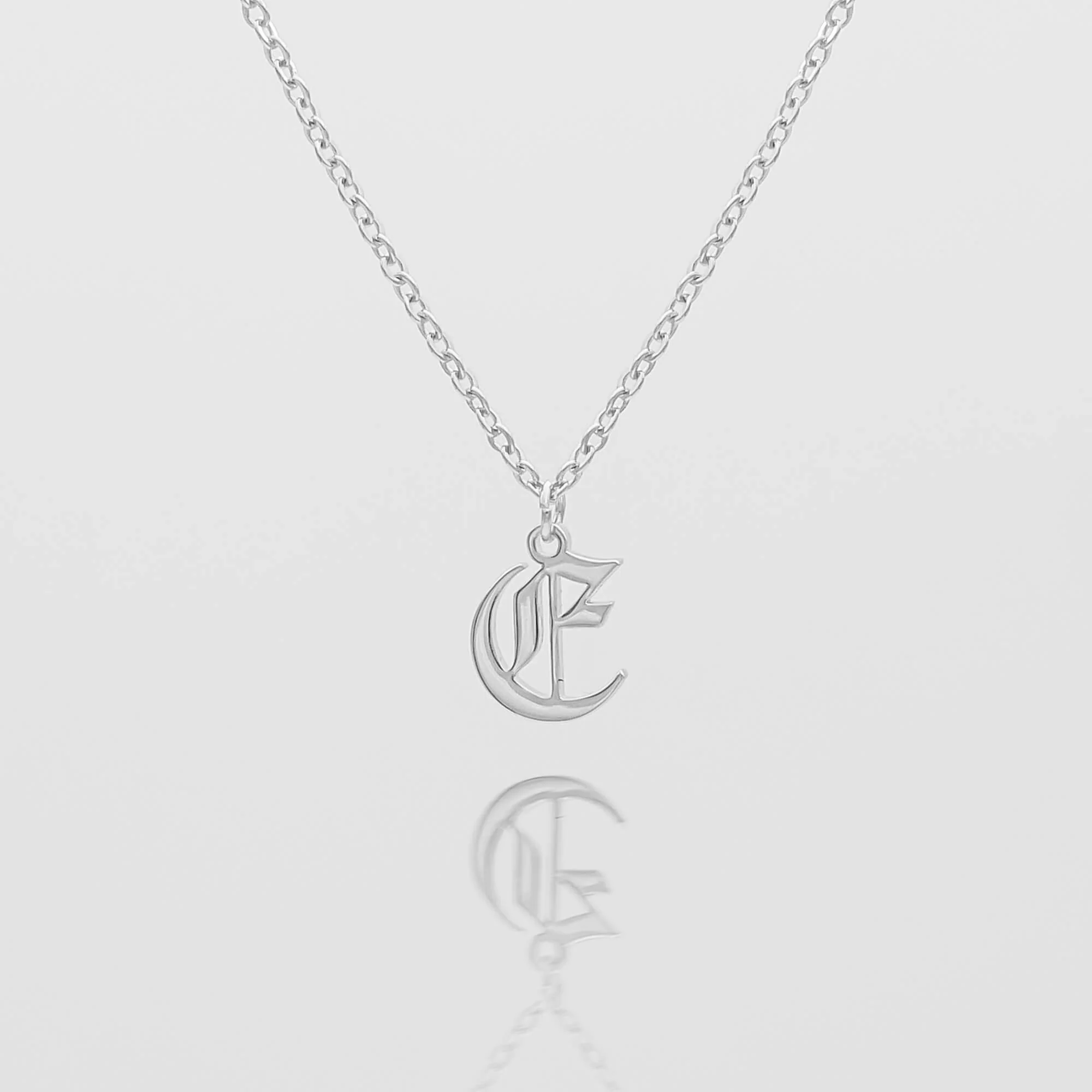 Old English Initial Necklace - Image 8